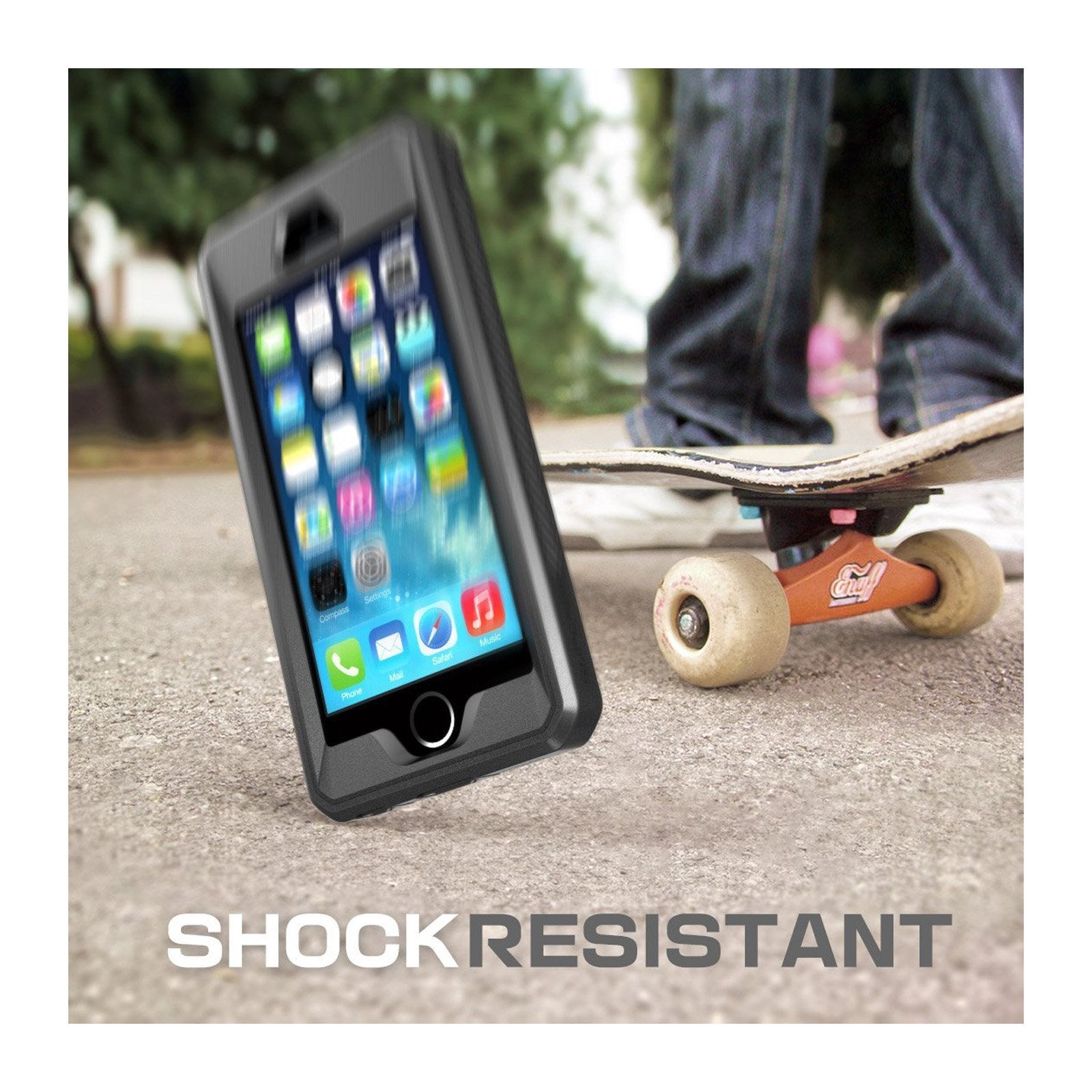 iPhone 5 Unicorn Beetle PRO Rugged Holster Case - Heavy Duty Protective Cover with Kickstand & Belt Clip - Shockproof, Dirtproof, Military-Grade Protection for Everyday Use & Outdoor Activities