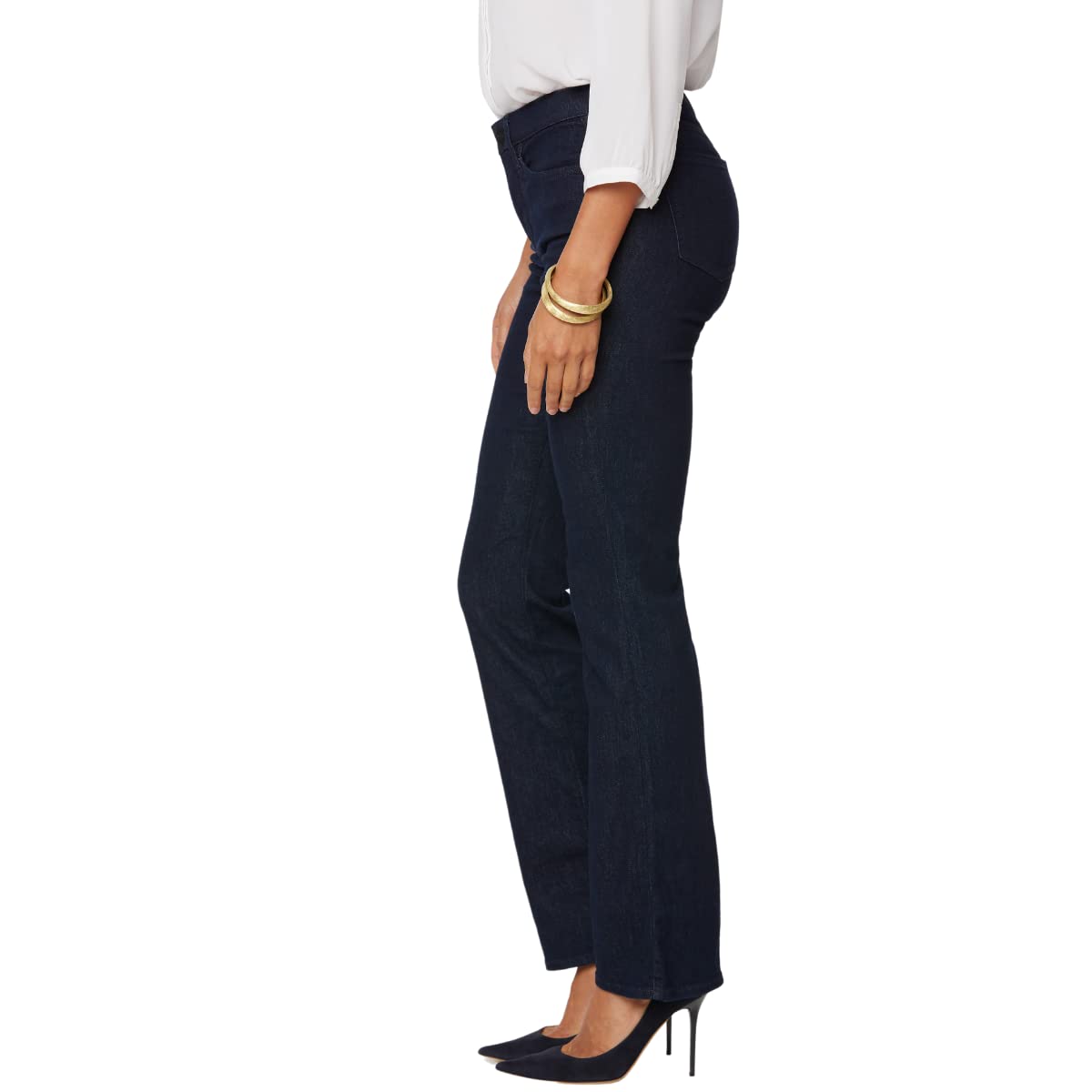 NYDJ Women's Petite Barbara Bootcut Jeans - Stretch Denim Pants for Work & Casual Wear | Comfortable Mid-Rise Fit for Petite Women | Perfect for Office, Date Night & Everyday Outfits