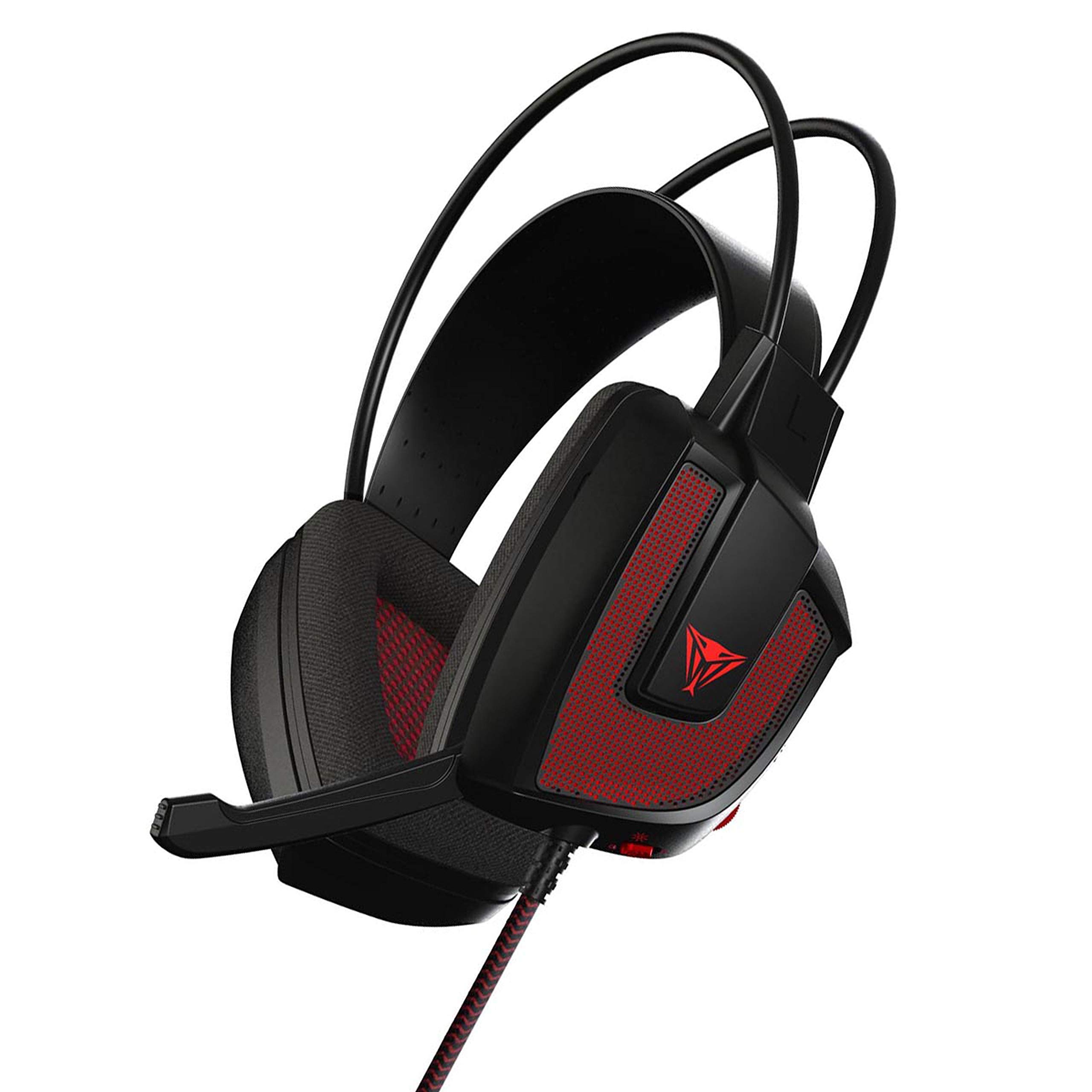 Patriot Viper V360 7.1 Virtual Surround Sound Gaming Headset with Noise Cancelling Mic - RGB Lighting - Comfortable Memory Foam Earpads - for PC, PS4, PS5, Xbox (PV3607UMLK) - Perfect for FPS, MOBA & Streaming