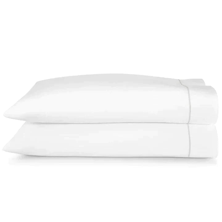 Luxury Embroidered Percale Pillowcases Set of 2 - 100% Cotton Hotel Quality Bedding for Ultimate Comfort - Perfect for Master Bedroom, Guest Room & Home Decor