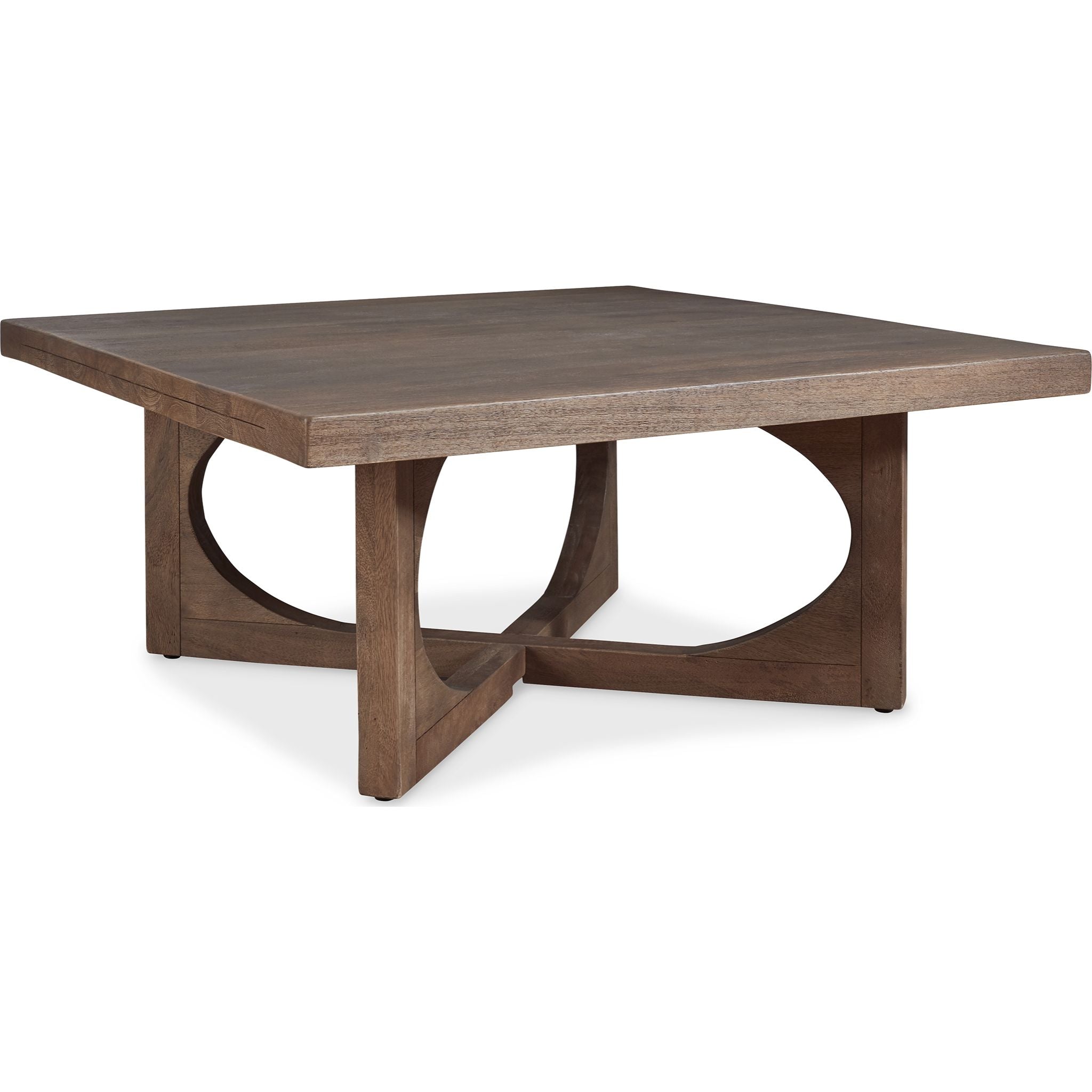 Abbianna Modern Square Coffee Table - Stylish & Durable Living Room Center Table for Small Spaces - Perfect for Coffee, Books & Decor