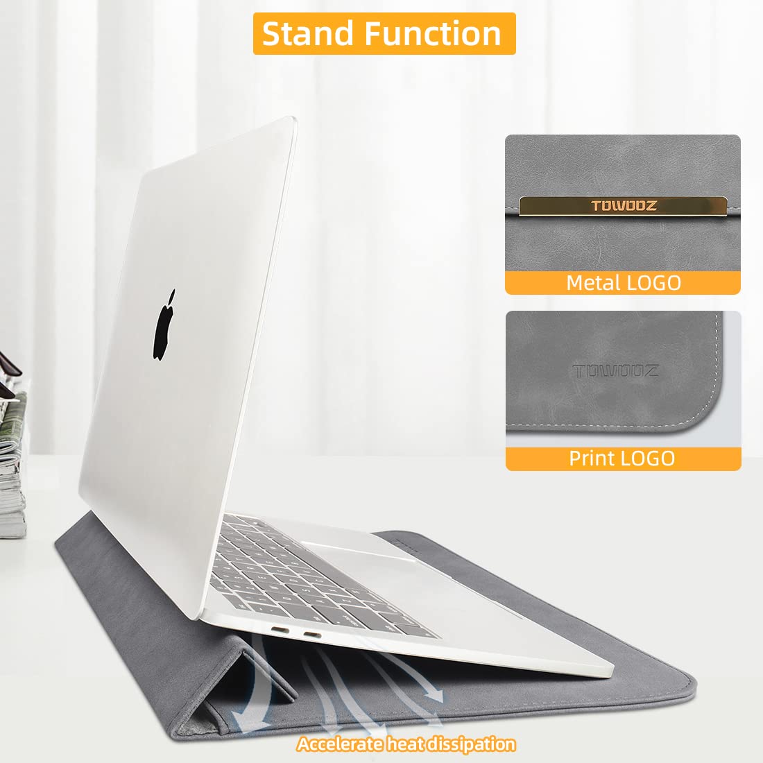 Premium 13 Inch MacBook Air Sleeve Case - Waterproof & Anti-Scratch Protective Cover Compatible with 2022 MacBook Pro M2, MacBook Air/Pro 13