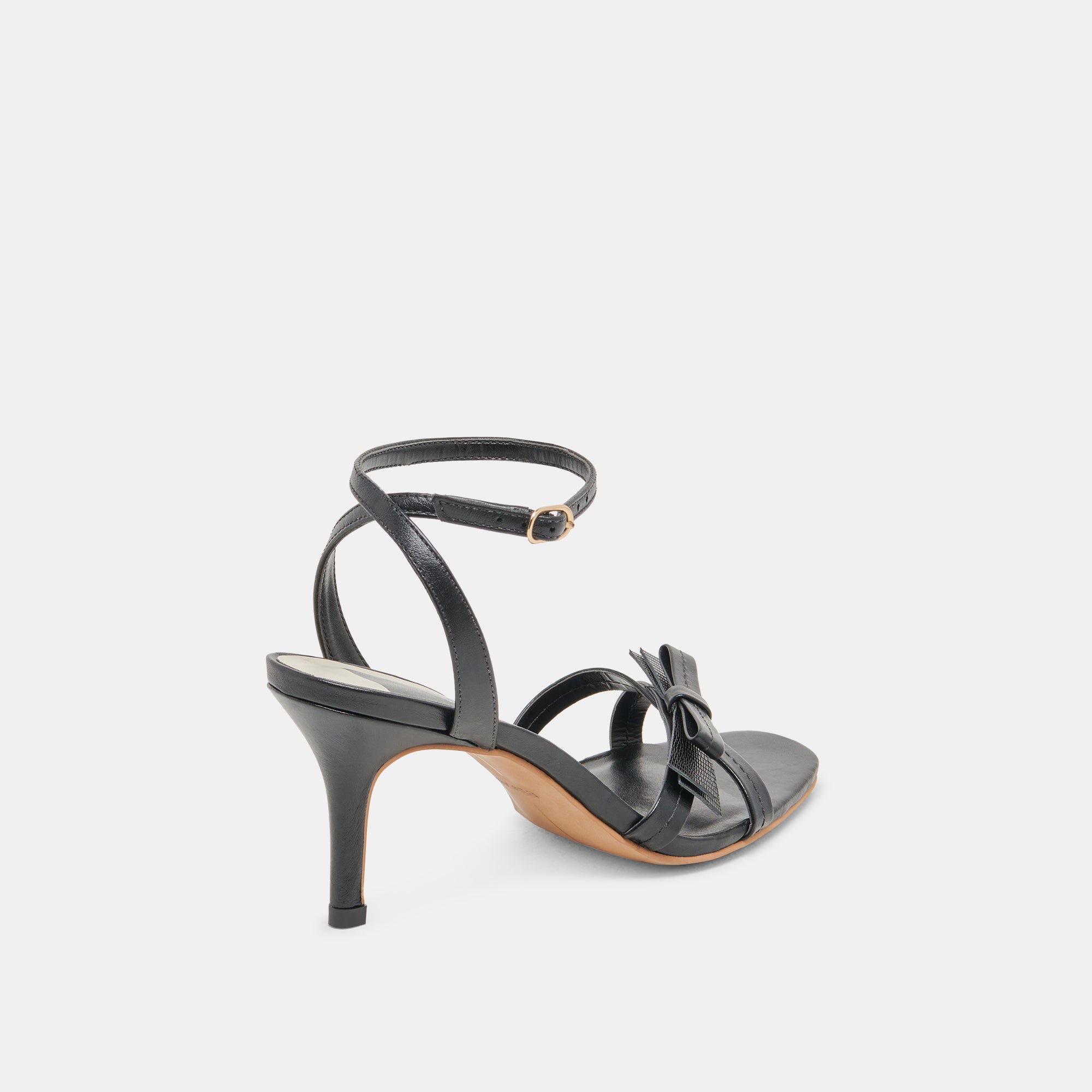 GALOR Women's Black Leather High Heels - Stylish & Comfortable Dress Shoes for Parties, Weddings & Evening Events