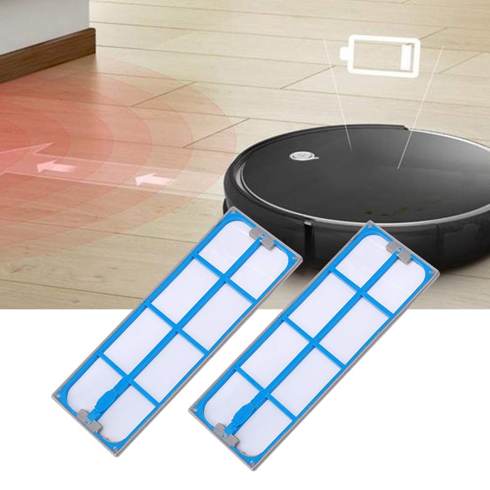 iLife A6 Robot Vacuum Cleaner Replacement HEPA Filter - 2 Pack Air Purifier & Dust Vacuum Parts for Pet Hair, Allergies & Home Cleaning