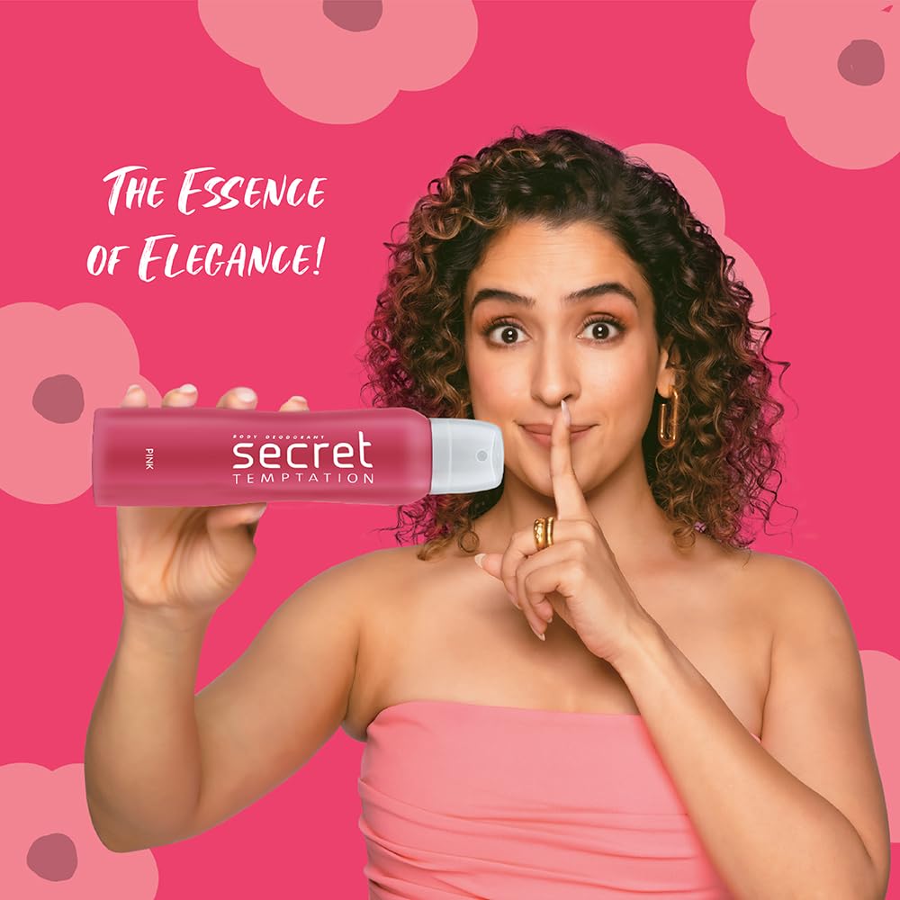 Secret Temptation Passion & Pink Women's Deodorant Combo Pack - 2 x 150ml Long-Lasting Freshness for Workouts, Dates & Daily Confidence Boost