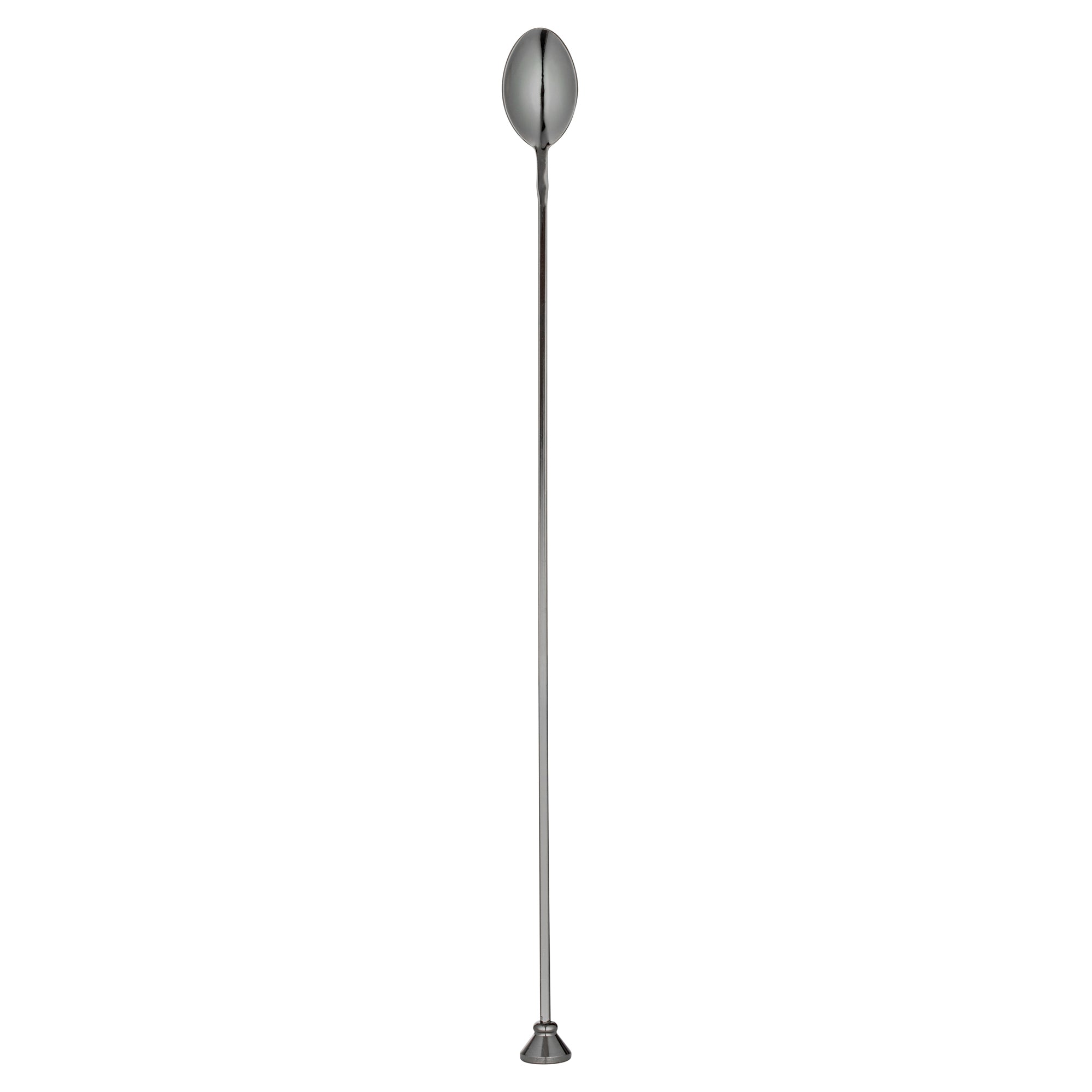 Premium Black Plated Stainless Steel Bar Spoon & Muddler - 16 Inch Cocktail Mixing Tool for Bartenders - Perfect for Mixing, Muddling & Crafting Cocktails at Home or Bar