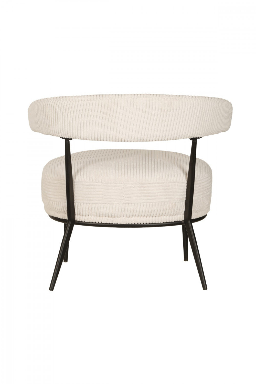 Britta Accent Chair in Cream - Modern Upholstered Lounge Chair for Living Room, Bedroom & Office Decor