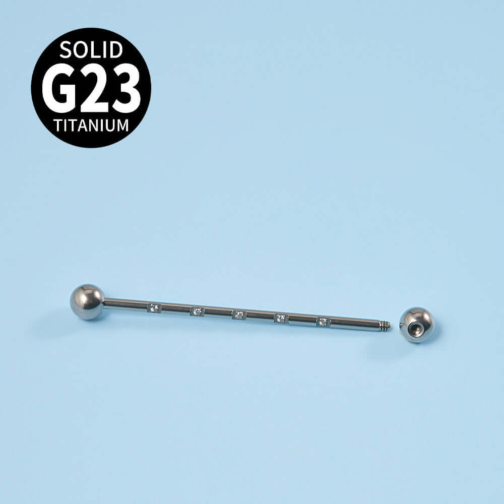 G23 Opal Double Hole Industrial Bar - Heavy Duty Metal Pull Handle for Cabinets, Drawers & Furniture | DL3082 | Perfect for Home, Office & Workshop Use
