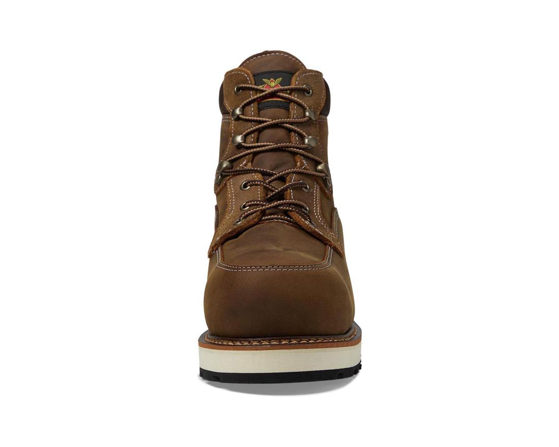 Iron River Series 6 Composite Toe Waterproof Wedge Work Boots for Men - Slip Resistant & Safety Toe - Ideal for Construction, Landscaping & Outdoor Work