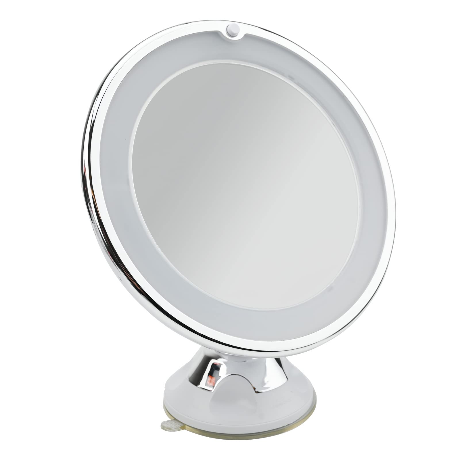 10x LED Lighted Makeup Mirror with Suction Cup - 6.7