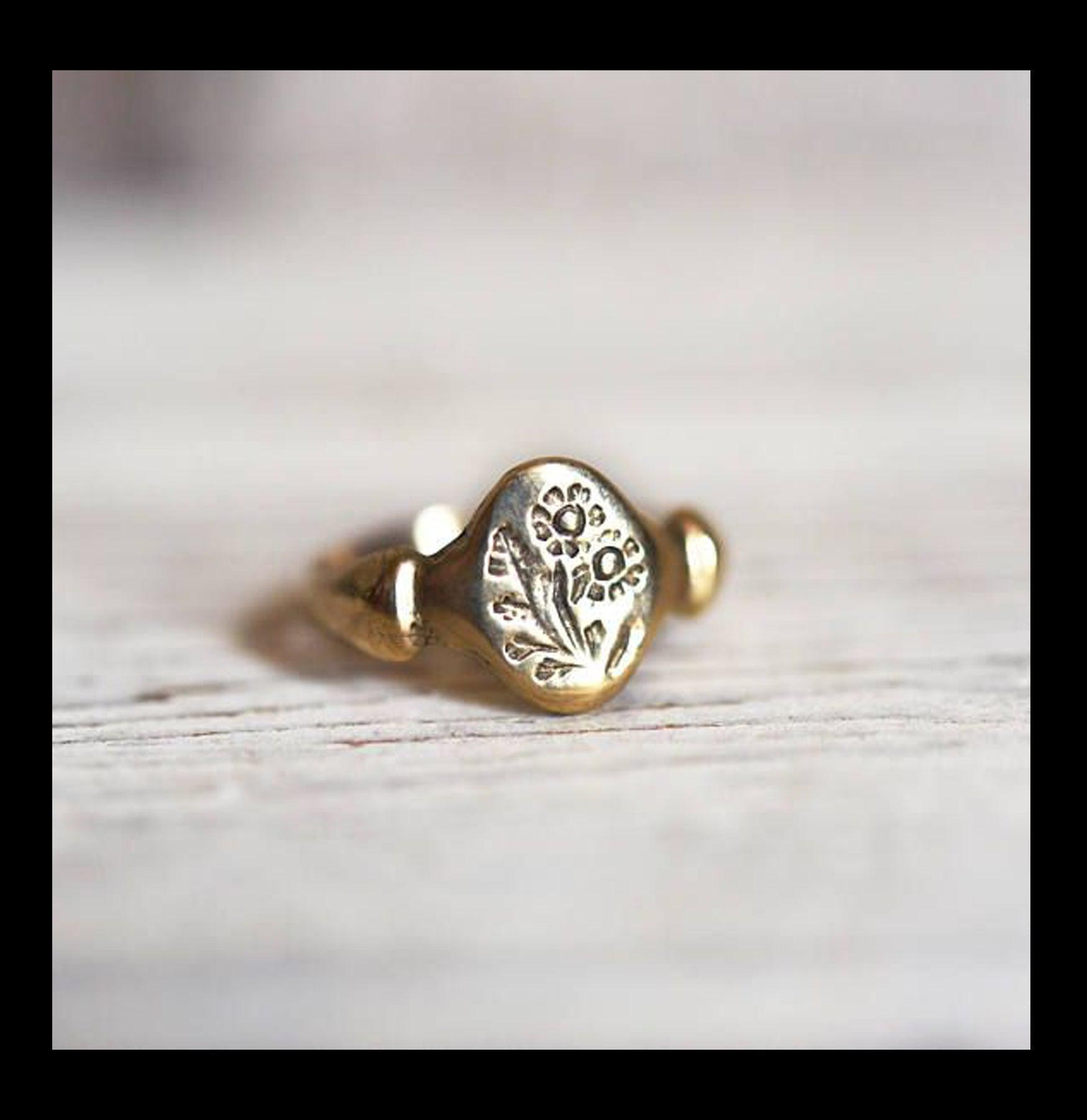 Chickweed Botanical Ring - Elegant Floral Jewelry for Women, Nature-Inspired Sterling Silver Ring - Perfect for Boho, Wedding & Everyday Wear
