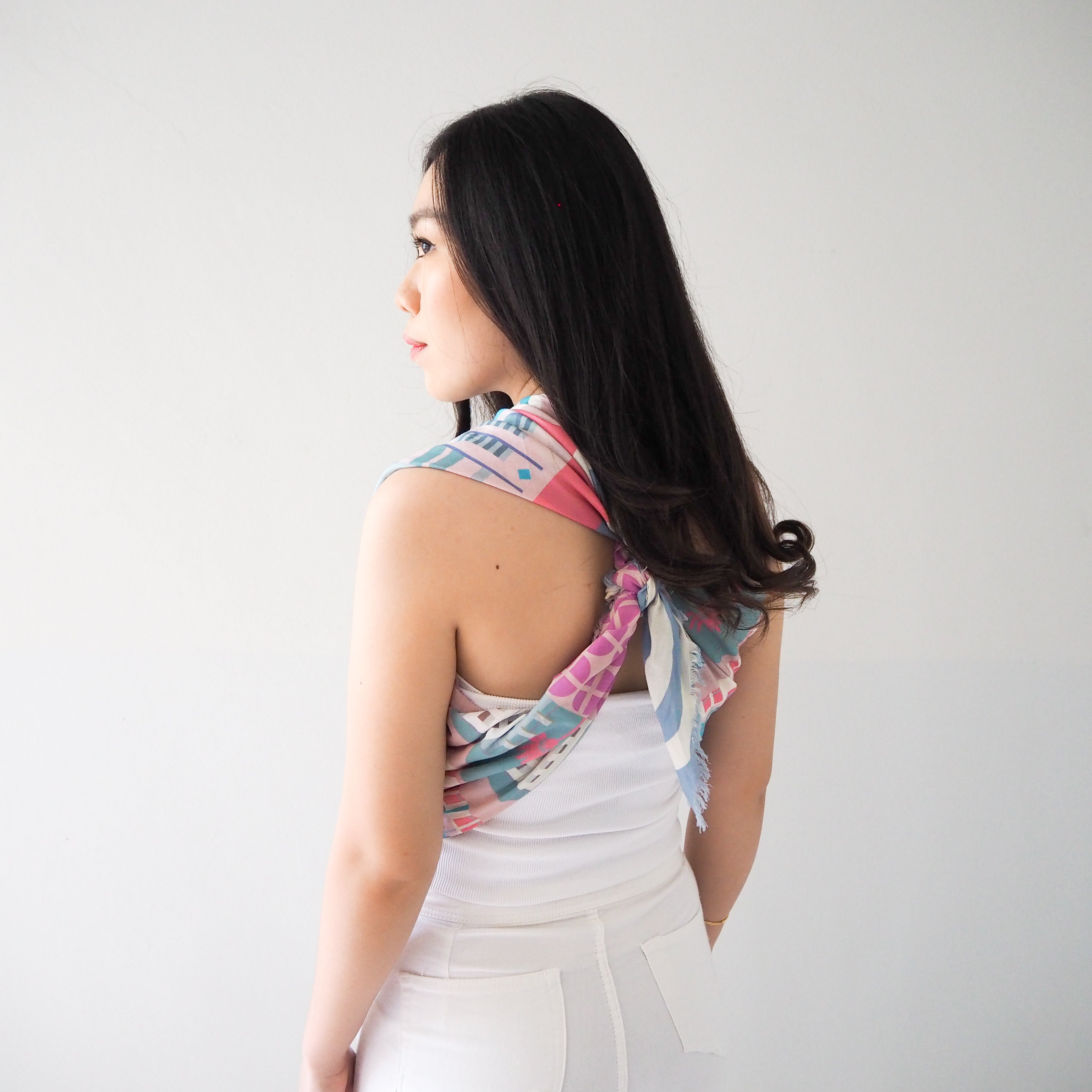 Stylish Cotton Scarf for Women - Soft & Breathable Fashion Accessory - Perfect for Everyday Wear, Travel, and Gift Giving