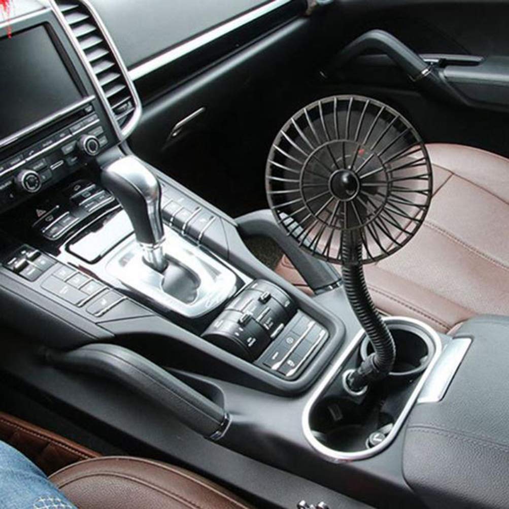 12V Portable Car Cooling Fan - Electric Engine Cooling Fan for Summer Travel & Road Trips - Compact & Powerful Auto Cooling Solution for Cars, Trucks & SUVs