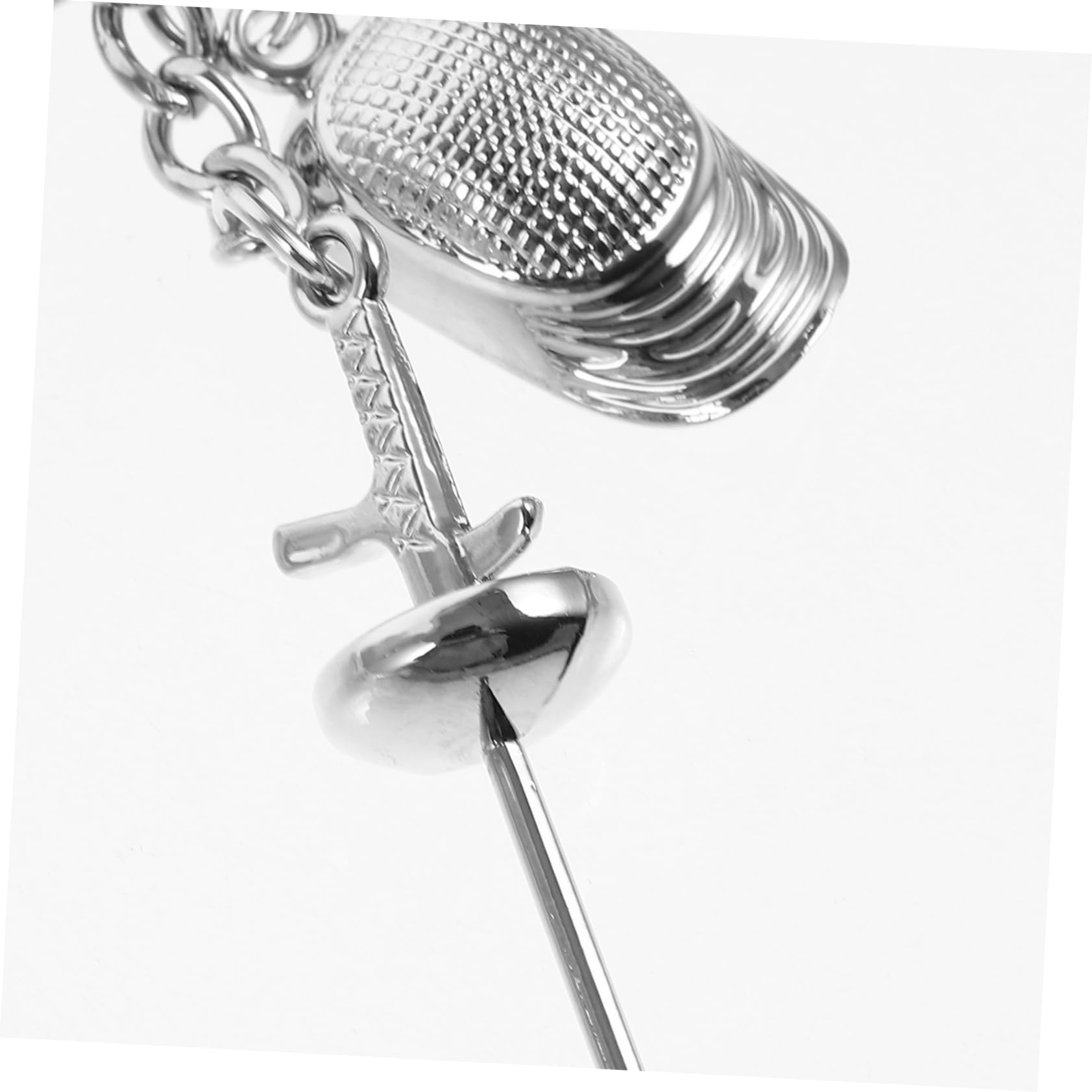 Fencing Keychain - Elegant Fencing Sport Key Ring Pendant for Backpacks & Gifts | Perfect for Fencing Enthusiasts, Coaches & Team Gifts