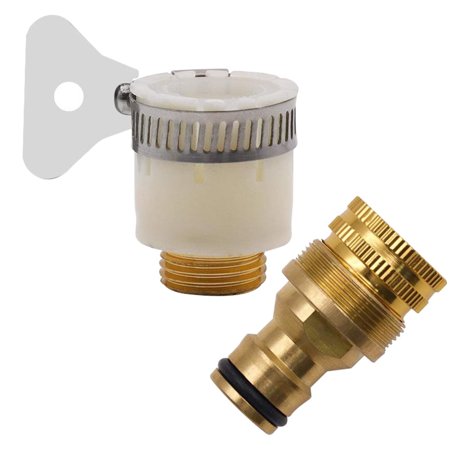 MERIGLARE Universal Kitchen Faucet Connector - Garden Hose Adapter Fitting for Outdoor Watering, Car Washing & Pet Bathing