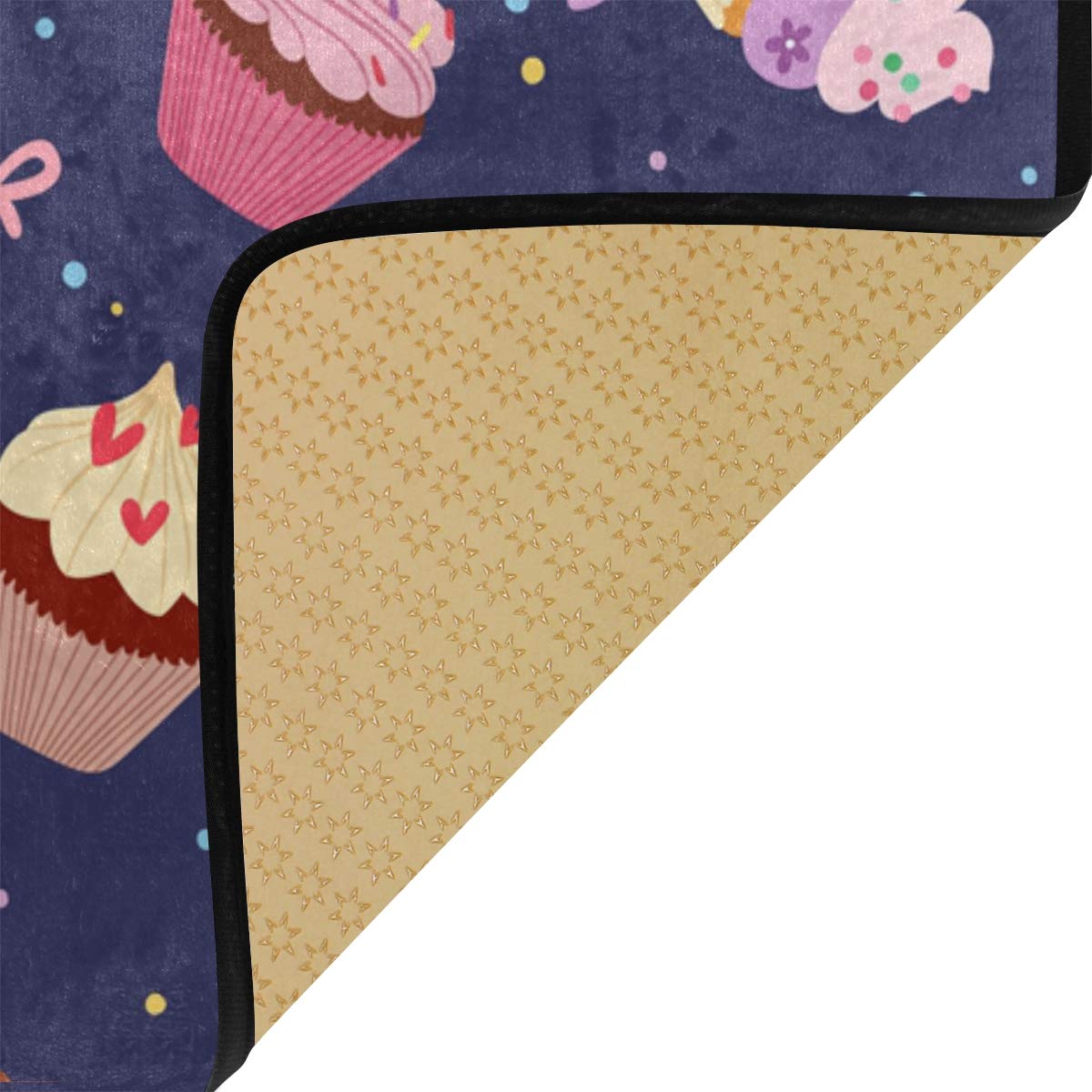 Susiyo Anti-Fatigue Kitchen Mat - Non-Slip Cupcake Design Floor Rug, Oil & Stain Resistant, Easy Clean for Indoor/Outdoor Use - Perfect for Kitchens, Bathrooms & Entryways