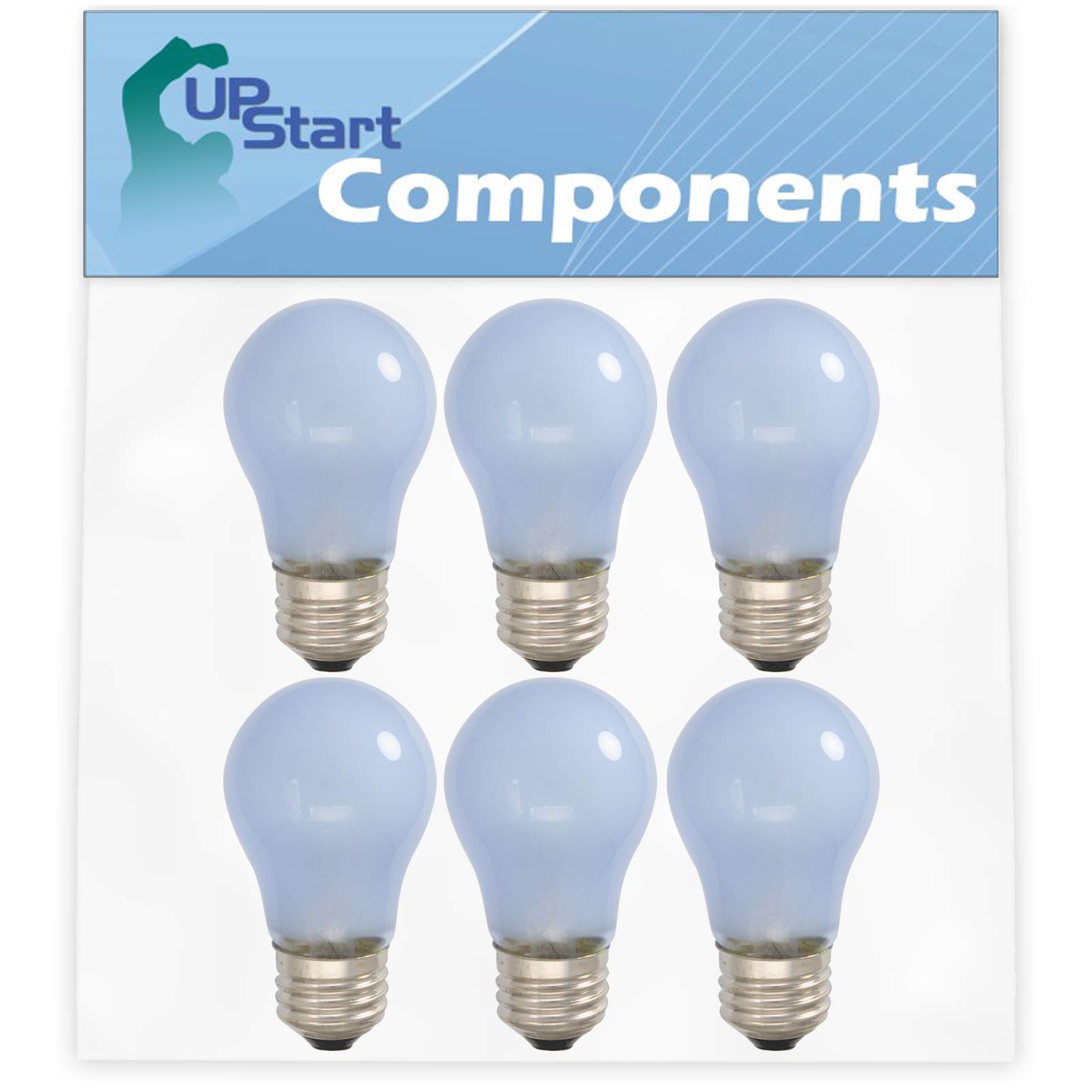 6-Pack 241555401 Refrigerator Light Bulb Replacement - Compatible with Kenmore, Sears 25367173504 & Frigidaire Refrigerators - Bright LED Lighting for Kitchen Appliances - Perfect for Refrigerator, Freezer & Appliance Interior Lighting
