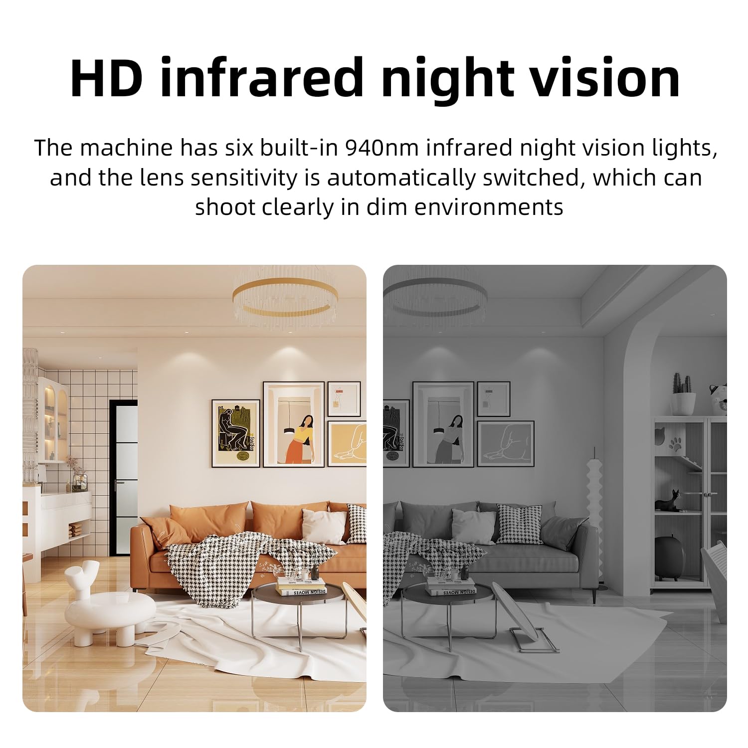 1080P HD Hidden Spy Camera - Mini Wireless WiFi Nanny Cam with Night Vision for Home Security, Indoor Surveillance & Baby Monitoring - Full HD Live Video Recorder for Office, Nursery & Elderly Care