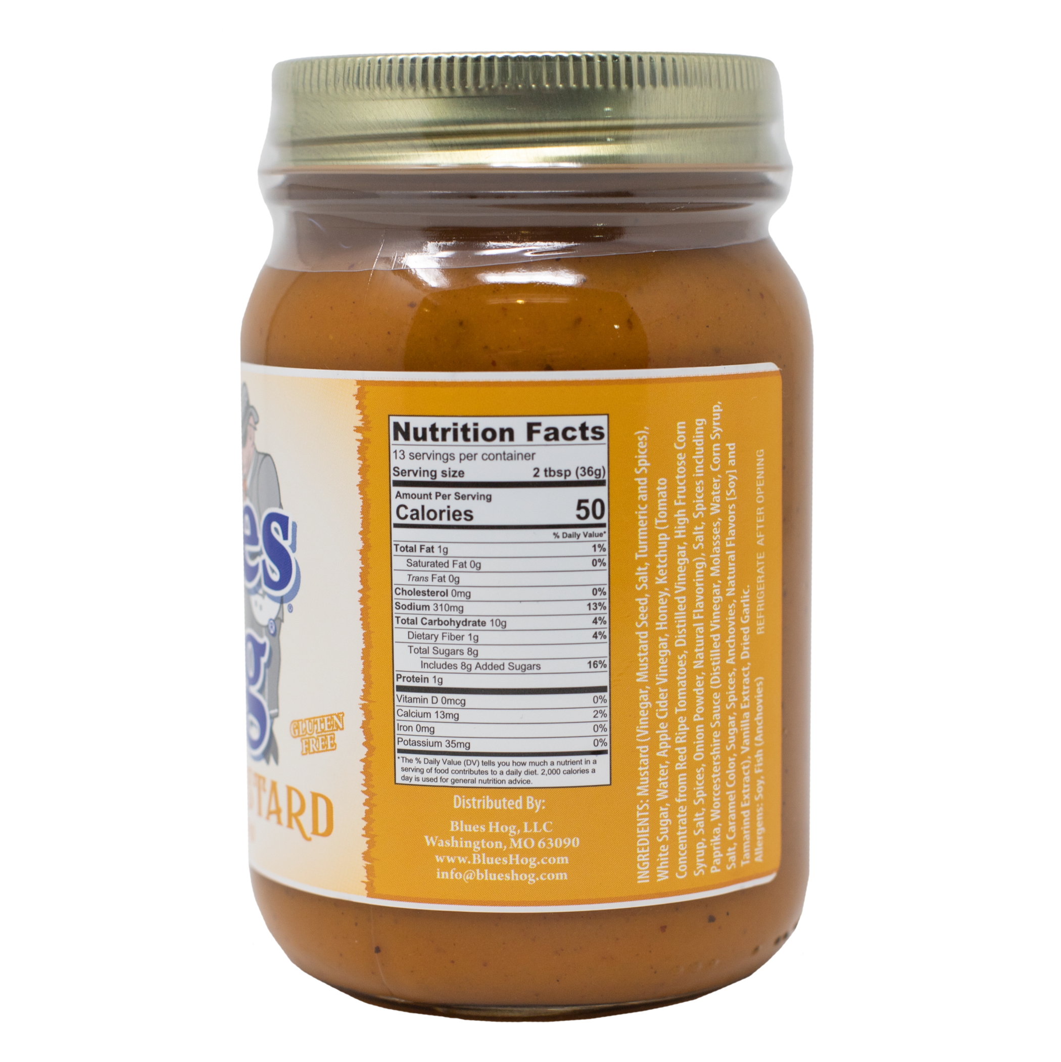 Blues Hog Honey Mustard Sauce - Premium BBQ & Grilling Glaze for Ribs, Chicken & Sandwiches - Perfect for Summer Cookouts, Tailgating & Family Gatherings
