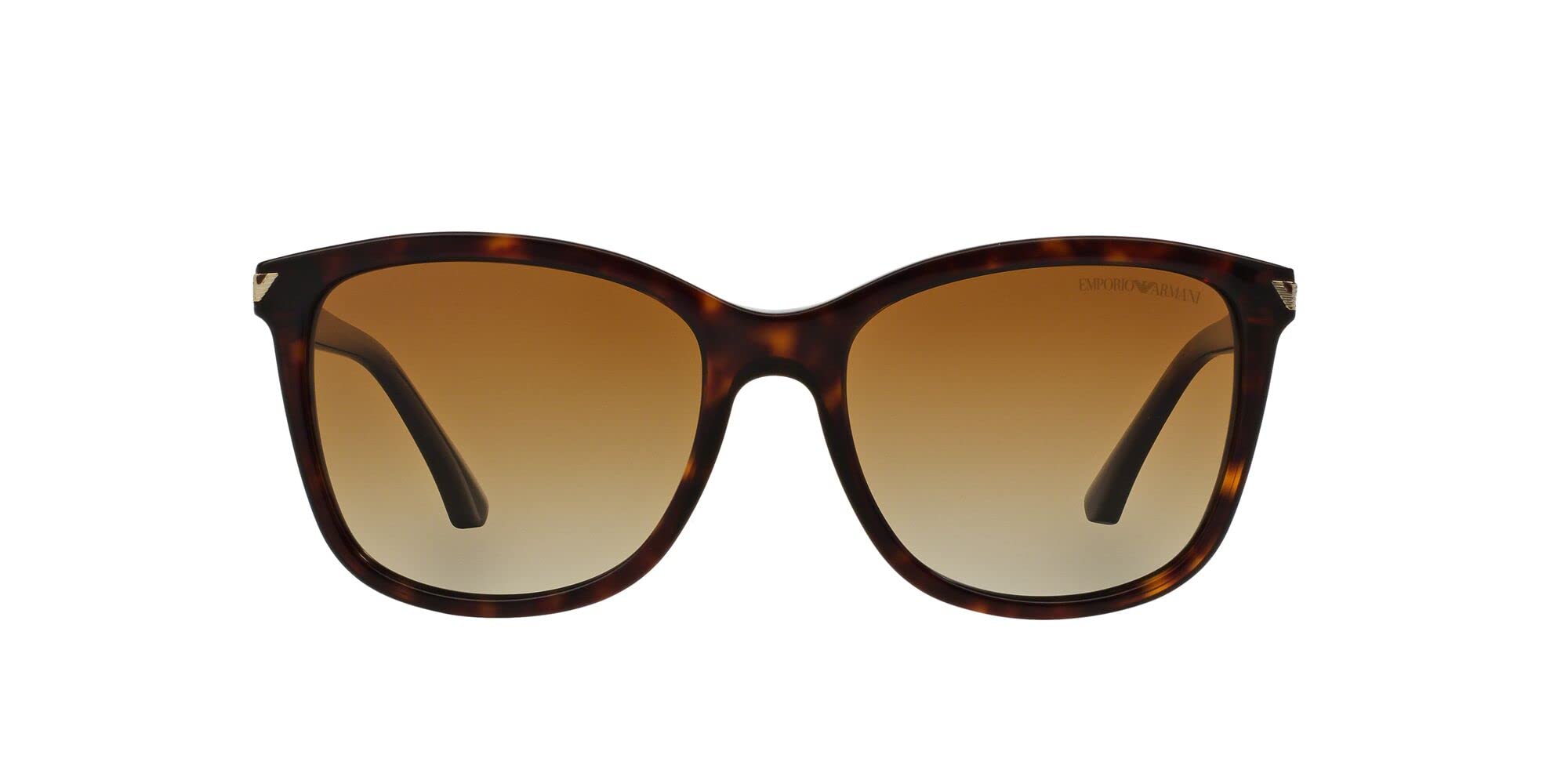 Emporio Armani Women's EA4060 Square Sunglasses - UV Protection, Polarized Lenses, Fashionable & Lightweight - Perfect for Driving, Beach & Outdoor Activities