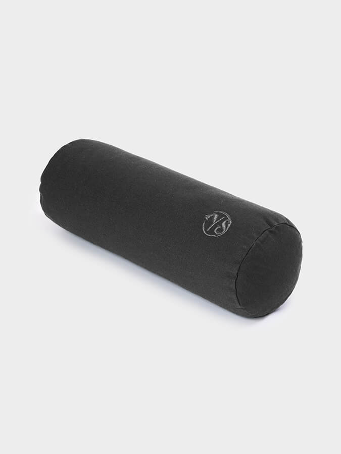 Organic Buckwheat Mini Yoga Bolster - Support for Meditation, Prenatal & Restorative Yoga - Perfect for Home & Studio Use