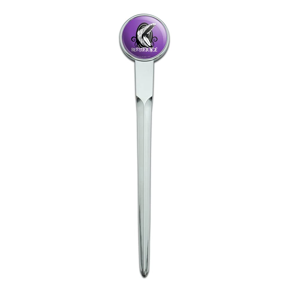 Beetlejuice Monster Barbara Classic Chrome Plated Metal Letter Opener - Vintage Style Envelope Slitter for Office, Home & Collectors (Perfect for Gifts, Movie Fans & Stationery Lovers)
