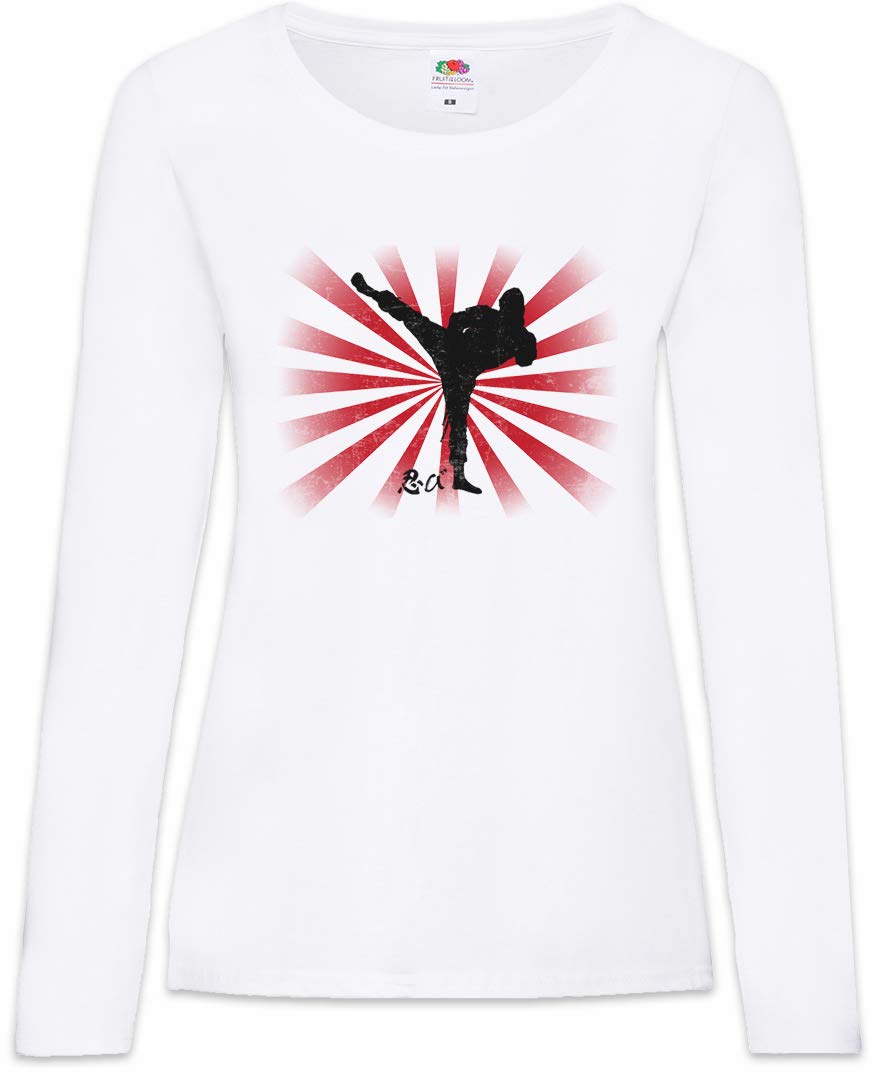 Ninja II Women's Long Sleeve T-Shirt - Soft Cotton Casual Top for Everyday Wear | Perfect for Workouts, Yoga & Street Style Fashion