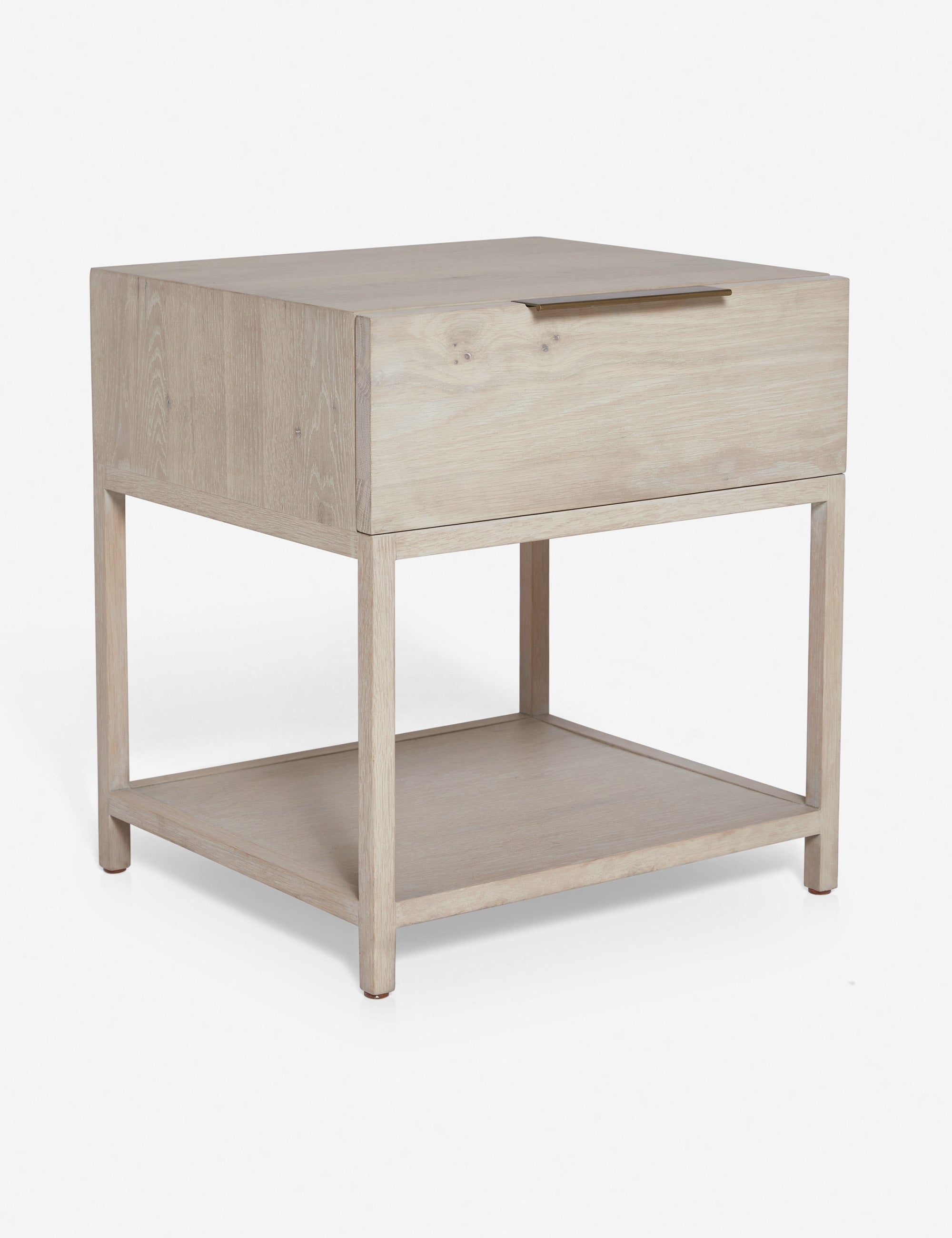 Modern Dana Nightstand with Drawer - Wooden Bedside Table for Bedroom, Living Room & Office - Compact Storage Solution for Small Spaces