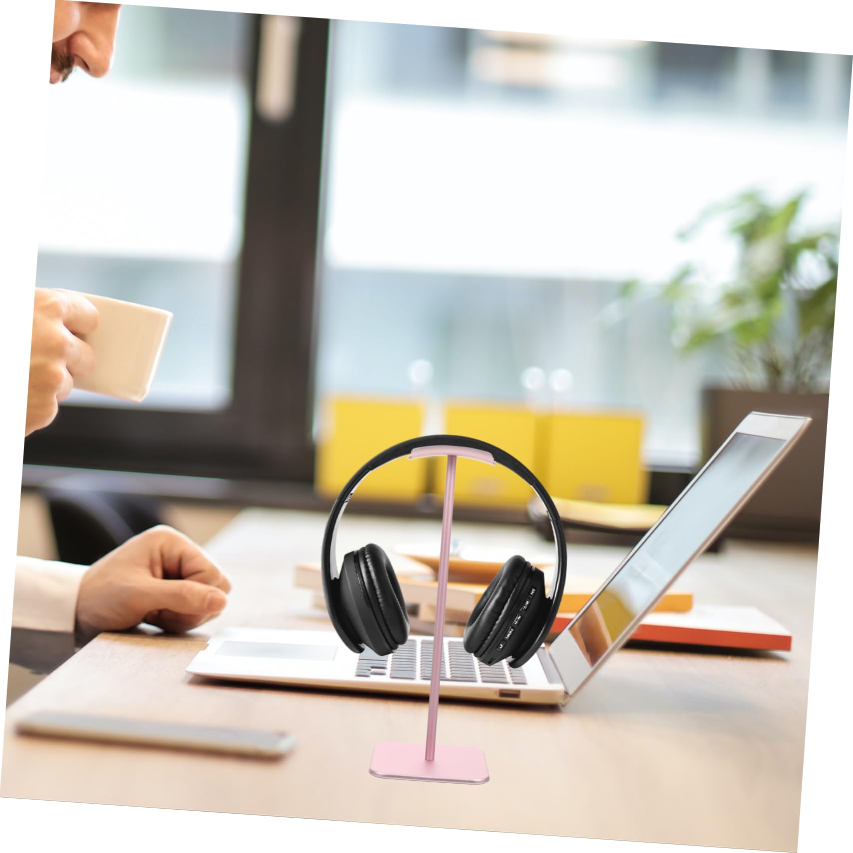 Premium FUNOMOCYA Headphone Stand - Durable Gaming Headset Holder with Non-Slip Base for Desk, Office & Gaming Setup | Perfect for Organizing Headphones, Earphones & Accessories