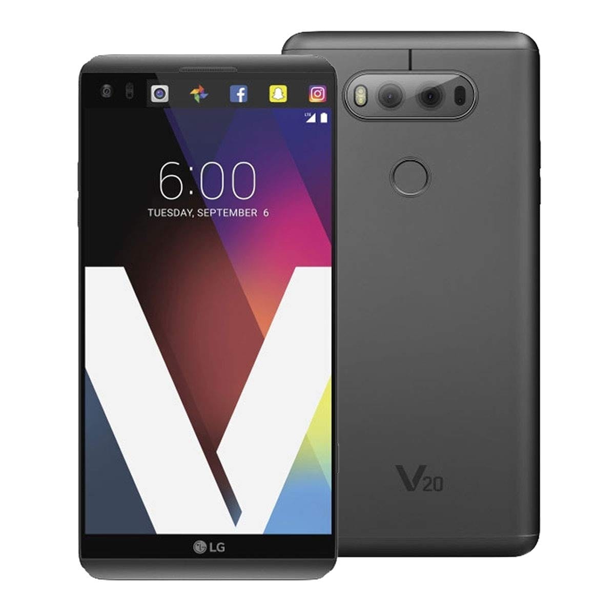 LG V20 VS995 64GB Silver Unlocked Smartphone for Verizon - Premium Android Phone with Hi-Fi Quad DAC, Dual Cameras & Removable Battery | Perfect for Streaming, Gaming & Business Use