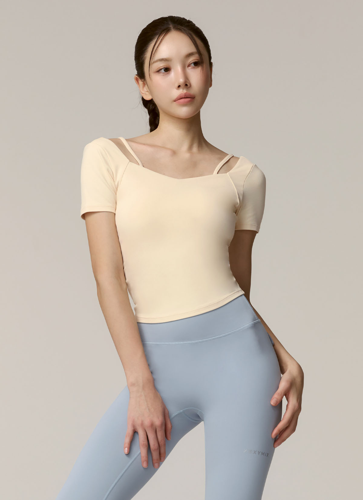 Soft Cotton Heart Neck Crop Top for Women - Trendy Summer Fashion, Casual Wear & Street Style Outfits