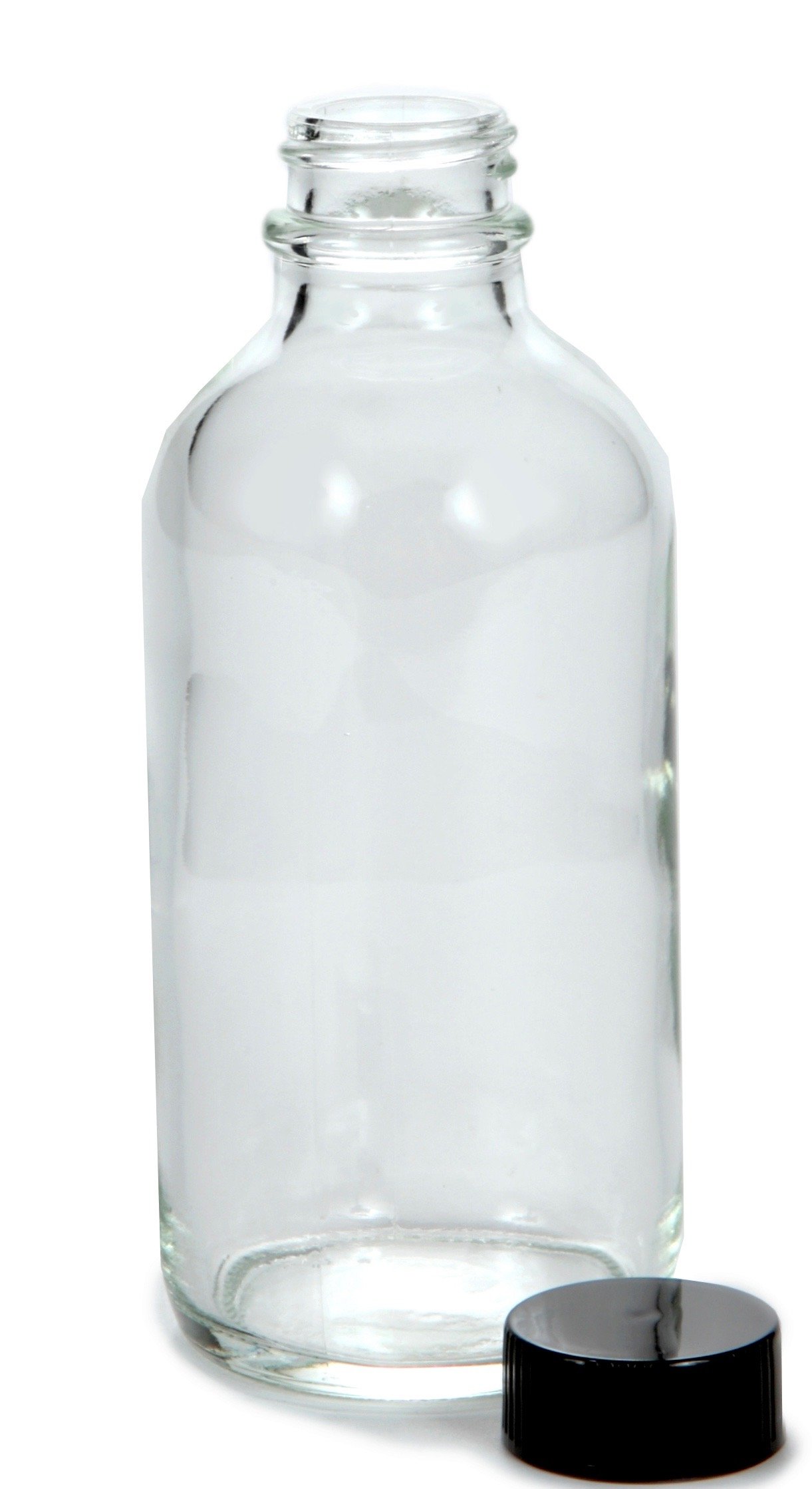 Vivaplex 12-Pack 4 oz Clear Glass Bottles with Lids - Perfect for Essential Oils, Spices, DIY Beauty & Craft Storage