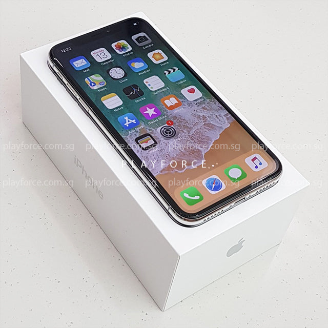 Apple iPhone X 64GB Silver - Unlocked Smartphone for Travel, Work & Entertainment | Fast Performance & Stunning Display