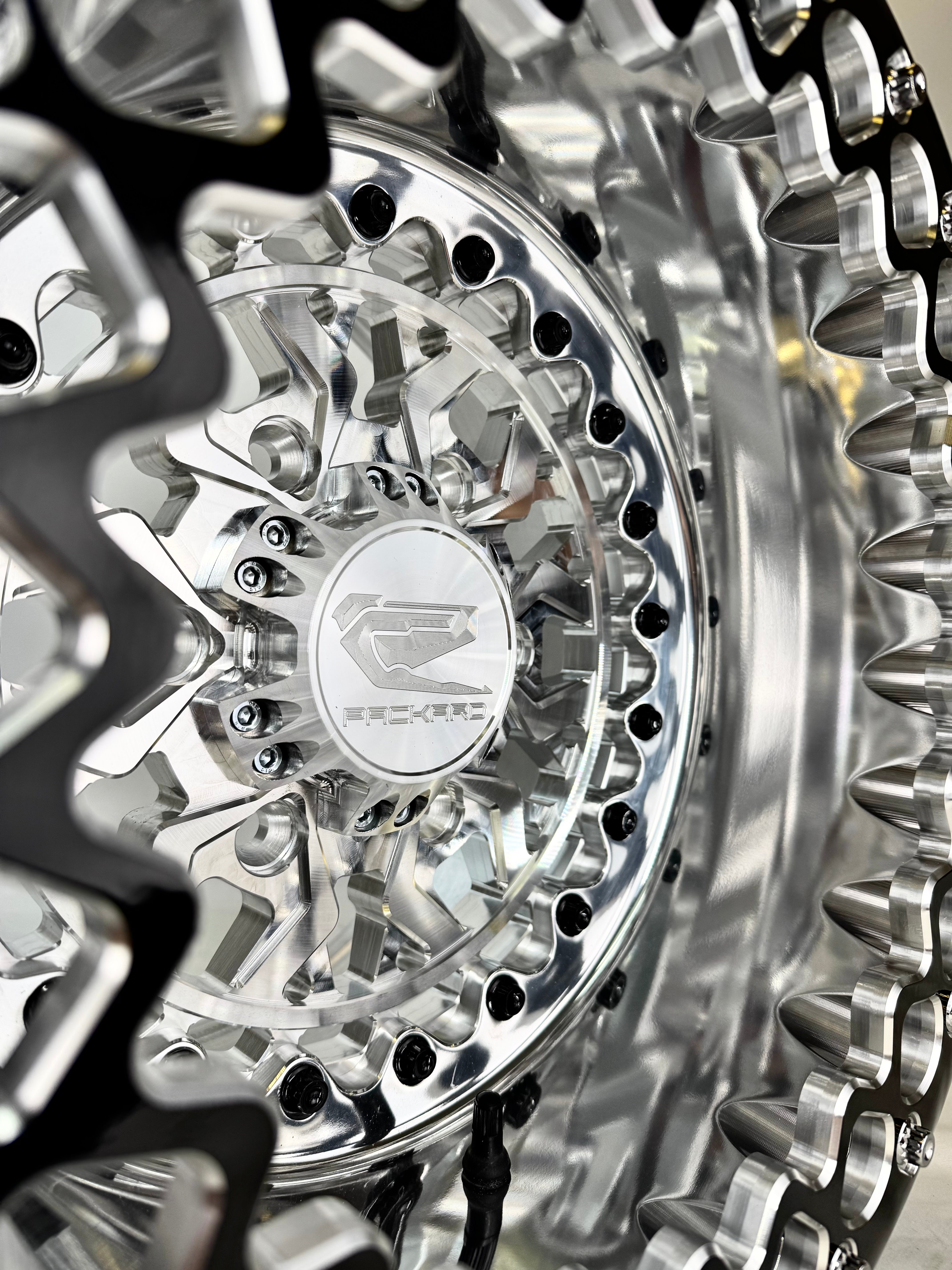 Apollo FF Forged Polished Beadlock Wheels - Silver Maverick R 6x139.7 (Set of 4) | Off-Road & Street Performance | Perfect for Ford F-150, Toyota Tacoma & Jeep Wrangler