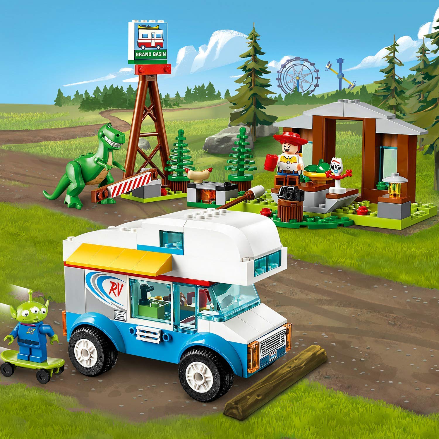 LEGO Toy Story 4 RV Vacation Building Toy Set (10769) - 4+ Years Old Kids Construction Kit with Woody & Buzz Lightyear Characters - Perfect for Creative Play, Birthday Gifts & Disney Pixar Movie Fans