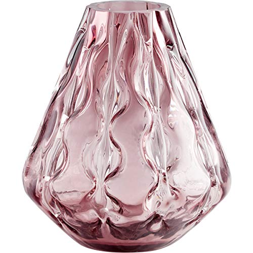 Geneva Small Vase - 8.5 Inches Wide x 10 Inches Tall - Elegant Home Decor for Living Room, Dining Table & Wedding Centerpieces