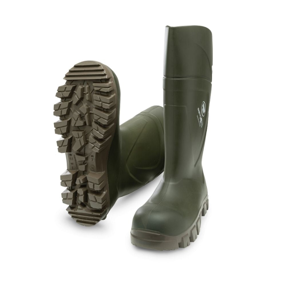 Bekina Steplite X Unisex Composite Toe Rubber Work Boots - Waterproof, Slip Resistant, Lightweight Safety Shoes for Construction, Gardening & Outdoor Work (290GB)
