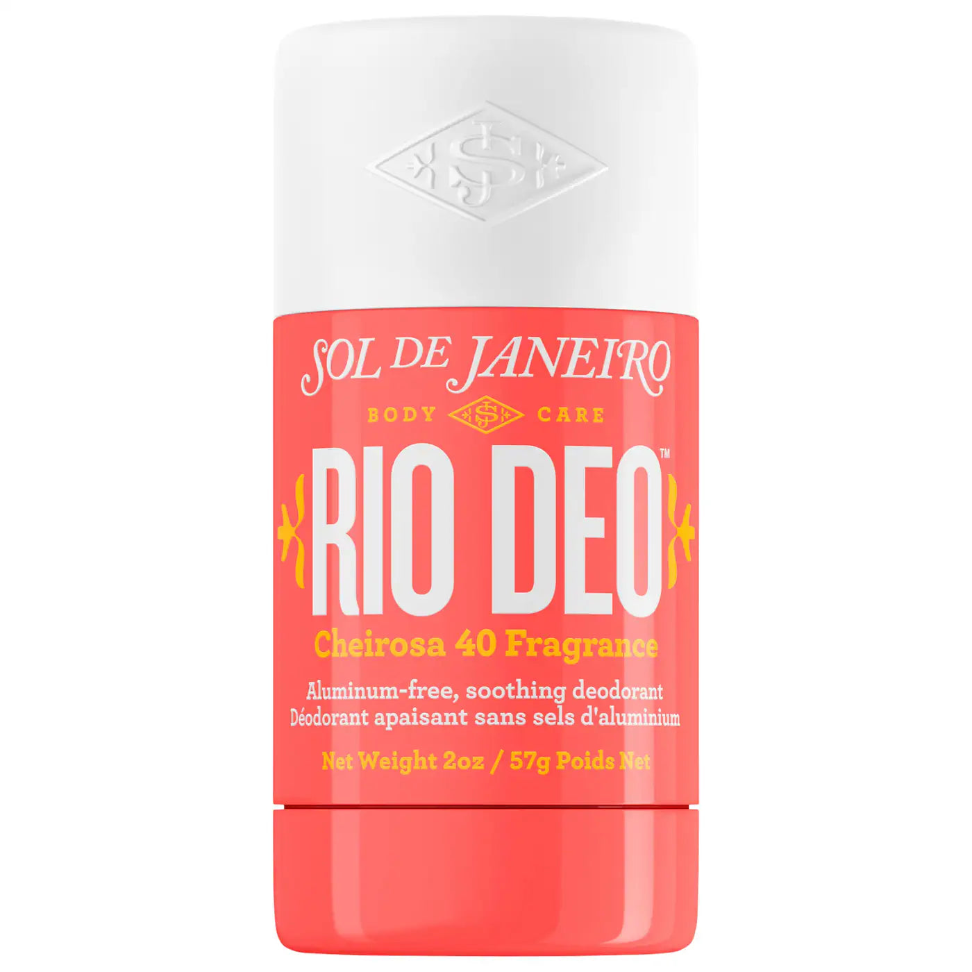 Sol de Janeiro Rio Deo Aluminum Free Deodorant - Natural & Vegan Deodorant for Women & Men - Fresh & Long-Lasting Protection - Perfect for Gym, Work & Daily Use