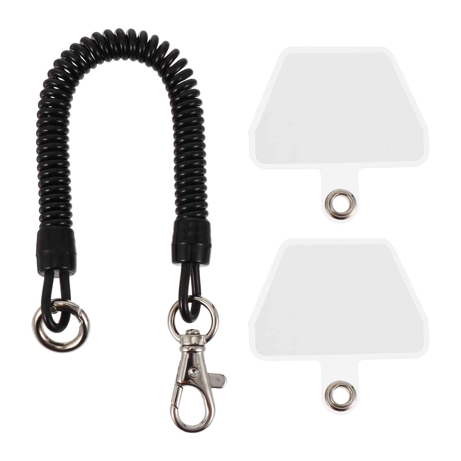 Elastic Coiled Phone Lanyard Stretchable Strap for Smartphones - Secure Hands-Free Holder for iPhone, Android Devices - Perfect for Work, Travel, Gym & Outdoor Activities