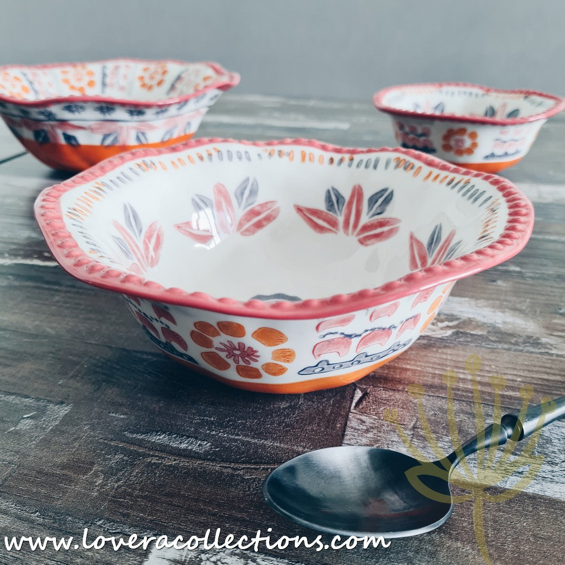 Afrocentric Orange Dinnerware Set - Elegant Ceramic Plates & Bowls for African-Themed Dining - Perfect for Family Dinners, Cultural Events & Restaurant Decor