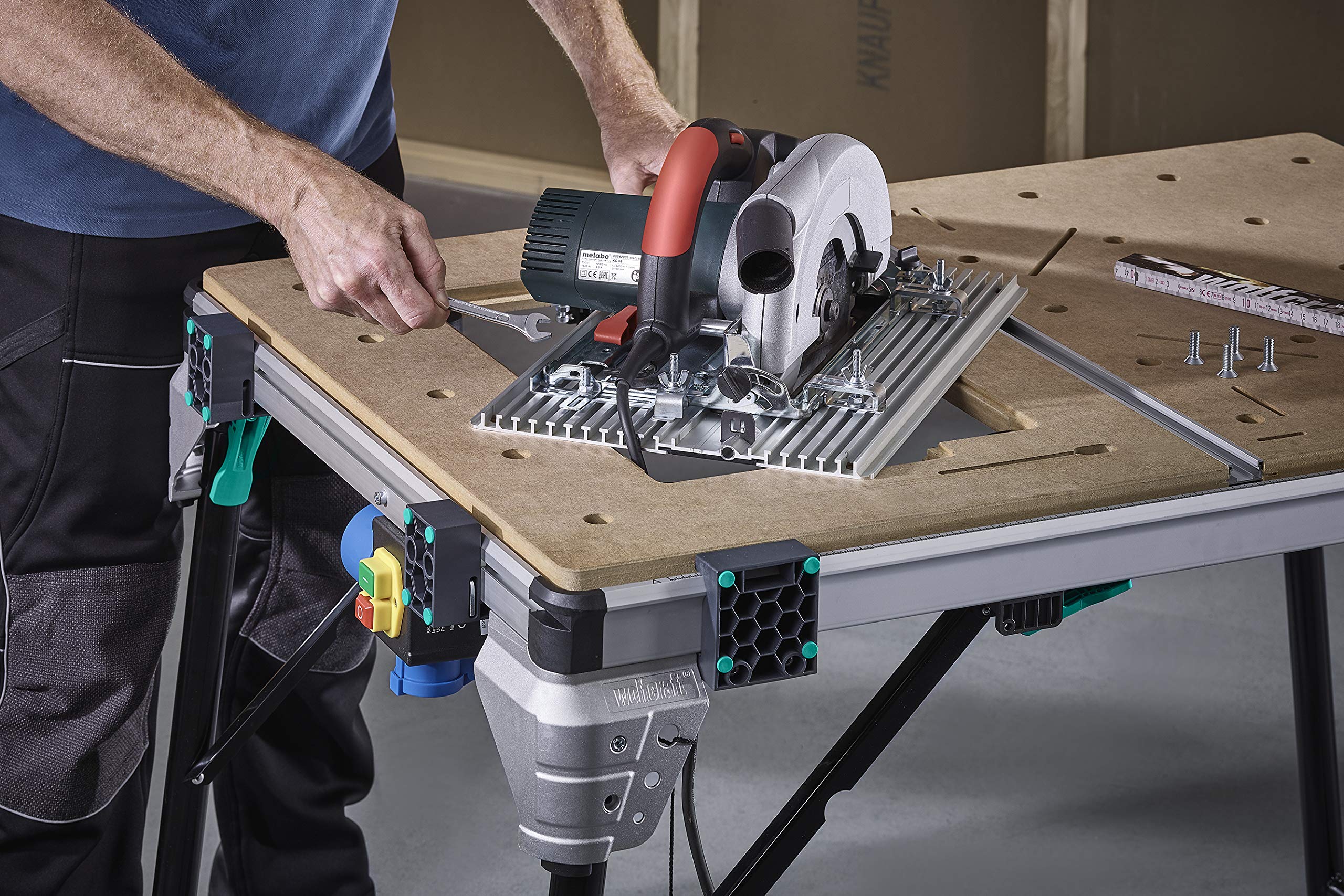 Wolfcraft Master Cut 2600 Machine Plate (6899000) - Quick Change Replacement Plate for Woodworking & Metal Cutting | Perfect for DIY Projects & Professional Workshops