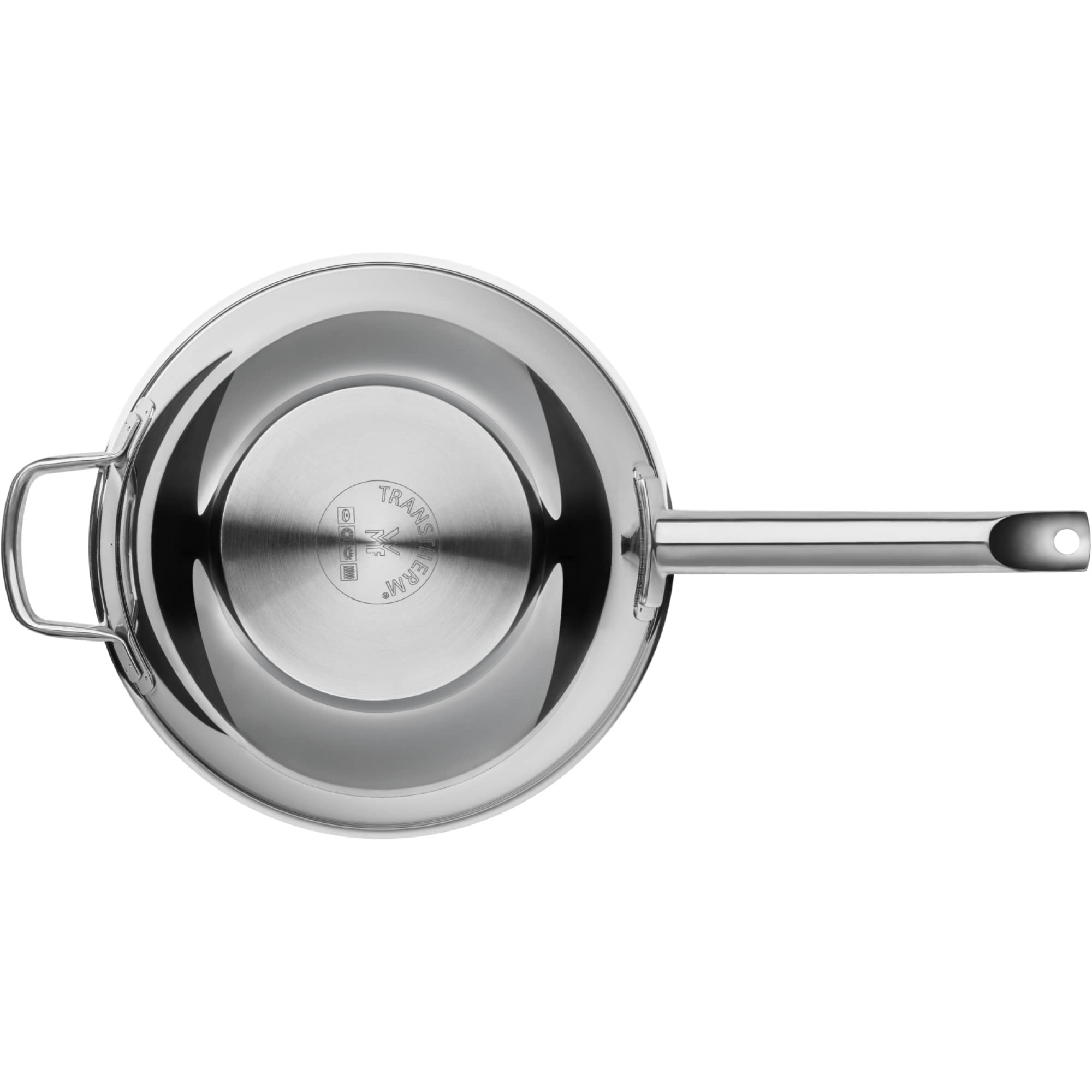 WMF Durado Induction Wok Pan - 28cm Stainless Steel Cookware, Oven Safe & Induction Compatible - Perfect for Stir-Frying, Searing & Asian Cooking