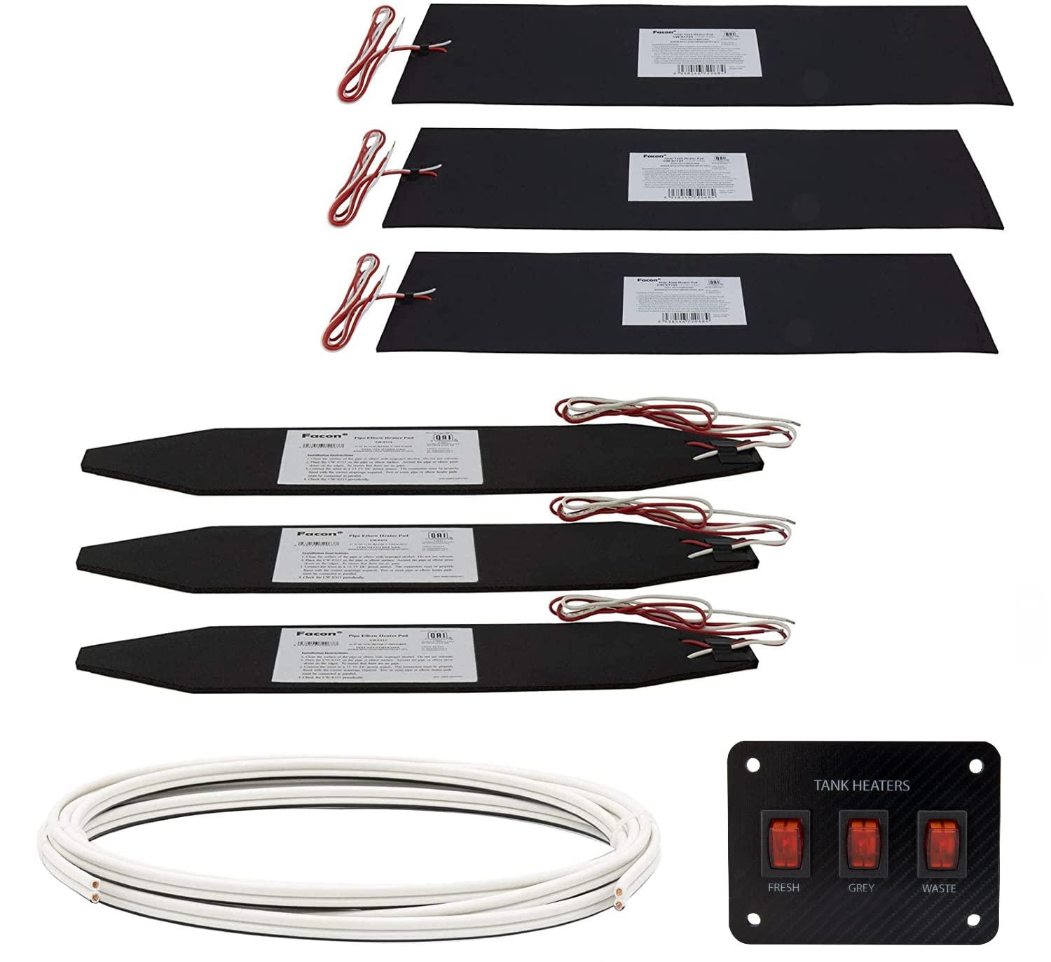 RecPro RV Tank Heater Pad Kit - 7.25