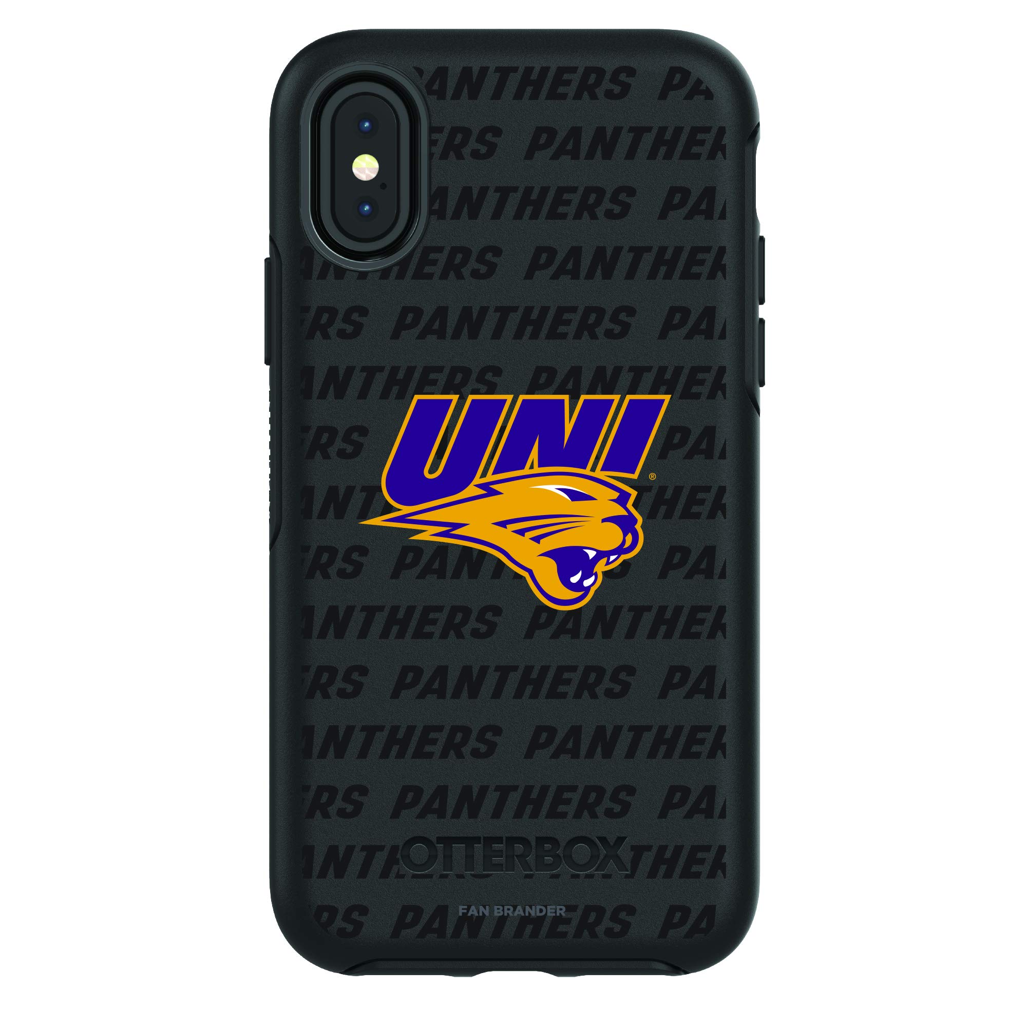NCAA OtterBox Symmetry iPhone Case - Repeating Wordmark Design for Apple iPhone - Perfect for Sports Fans
