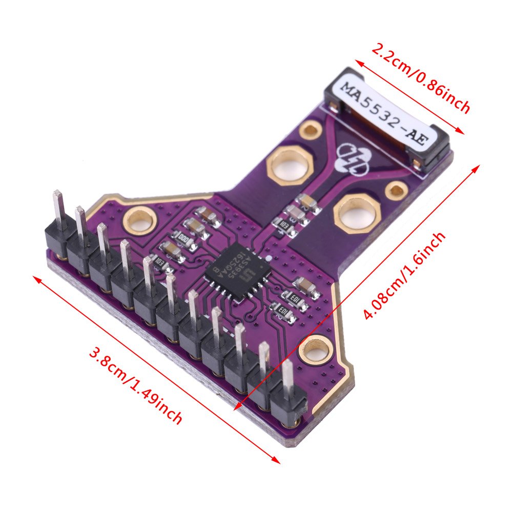 AS3935 Lightning Detection Sensor - Storm Distance Monitor with SPI/I2C Interface (2.4V-5.5V) for Smartphones, Smartwatches & Electronics - Perfect for Weather Stations & Outdoor Safety Devices