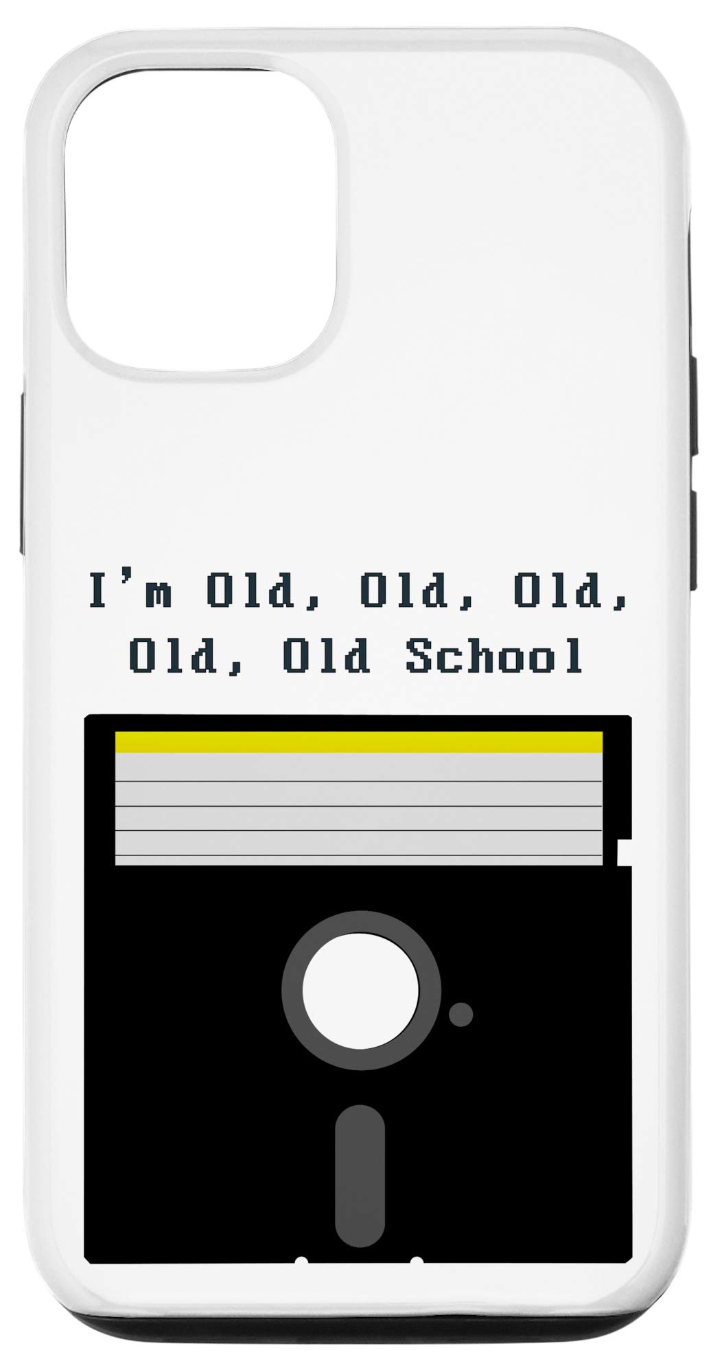 iPhone 12/12 Pro Vintage Computer Nerd Case - Funny Old School Design for Tech Lovers - Perfect Birthday Gift for Computer Geeks & Retro Tech Enthusiasts