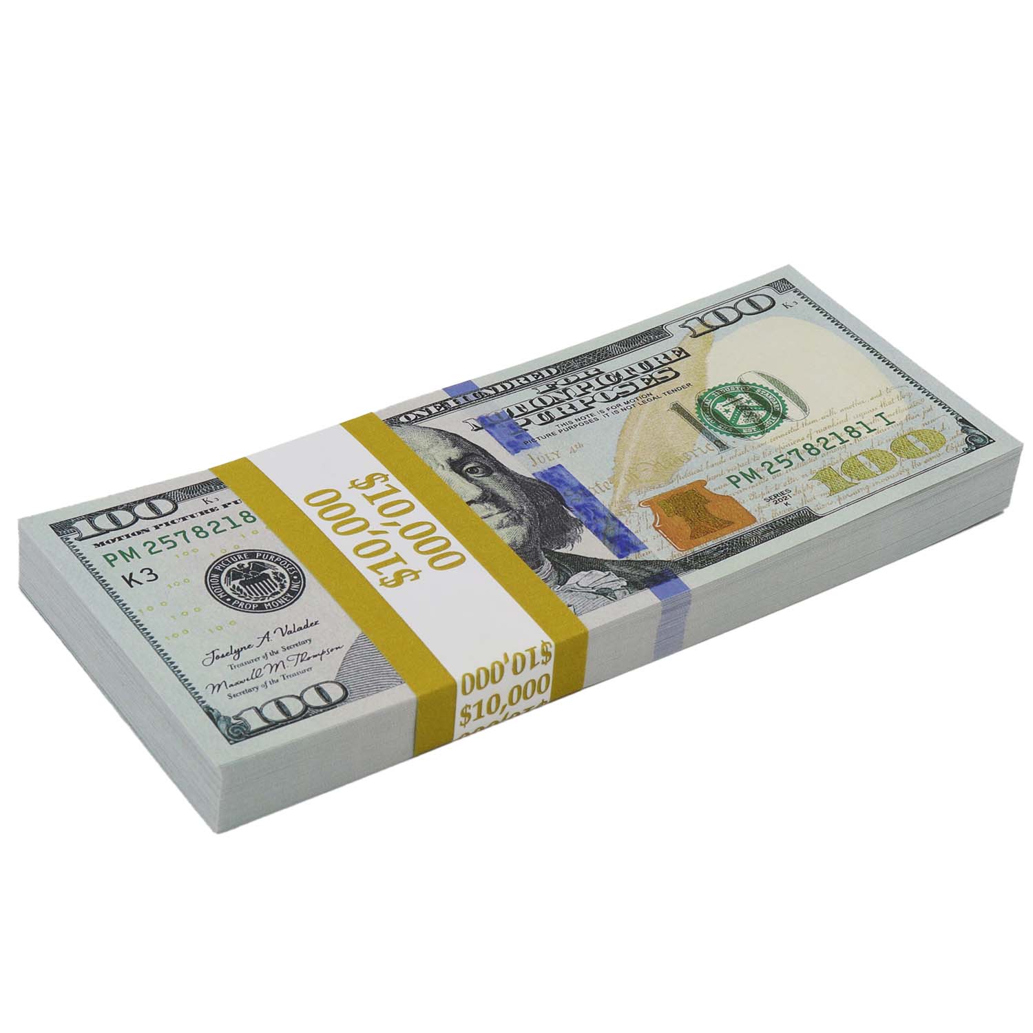 $500,000 Realistic Prop Money Stacks with Duffle Bag - Premium Movie & Photography Fake Cash for Films, Music Videos, Social Media Content