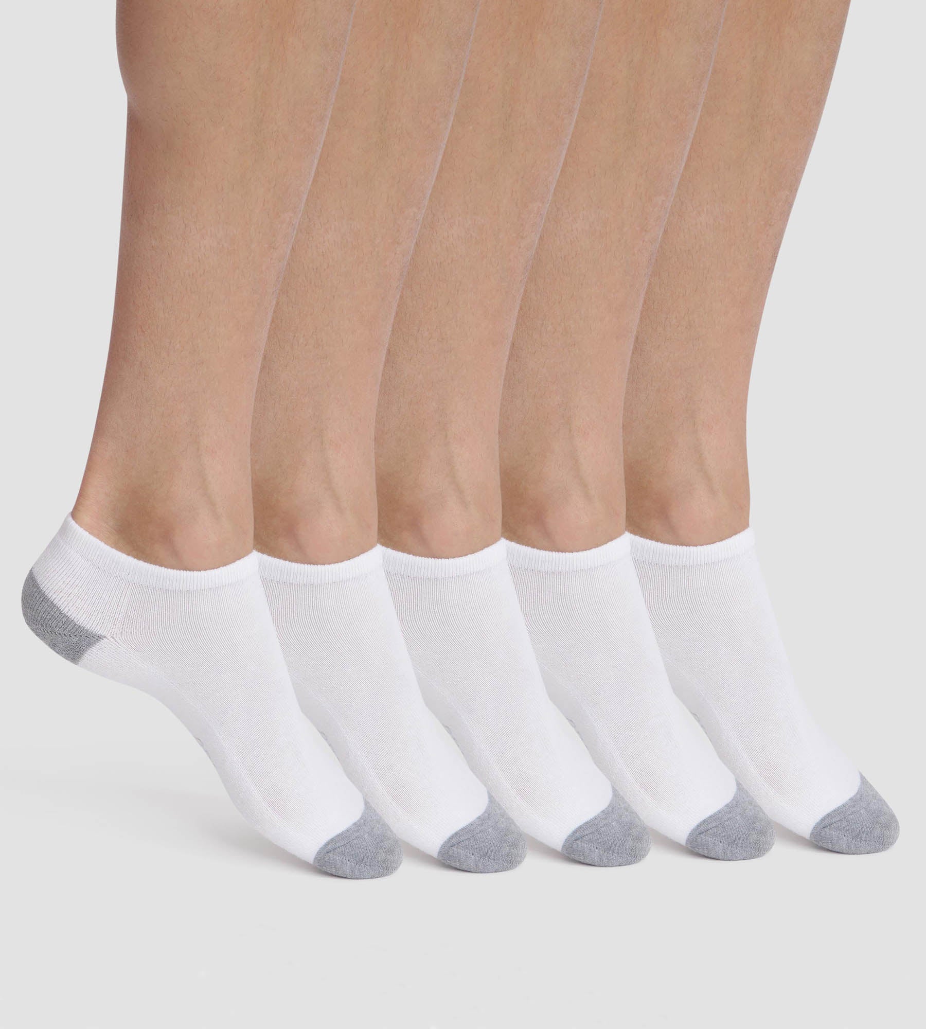 5 Pairs Men's Cotton White Athletic Socks - Breathable & Comfortable for Running, Gym & Daily Wear - EcoDim Sport Socks Bundle
