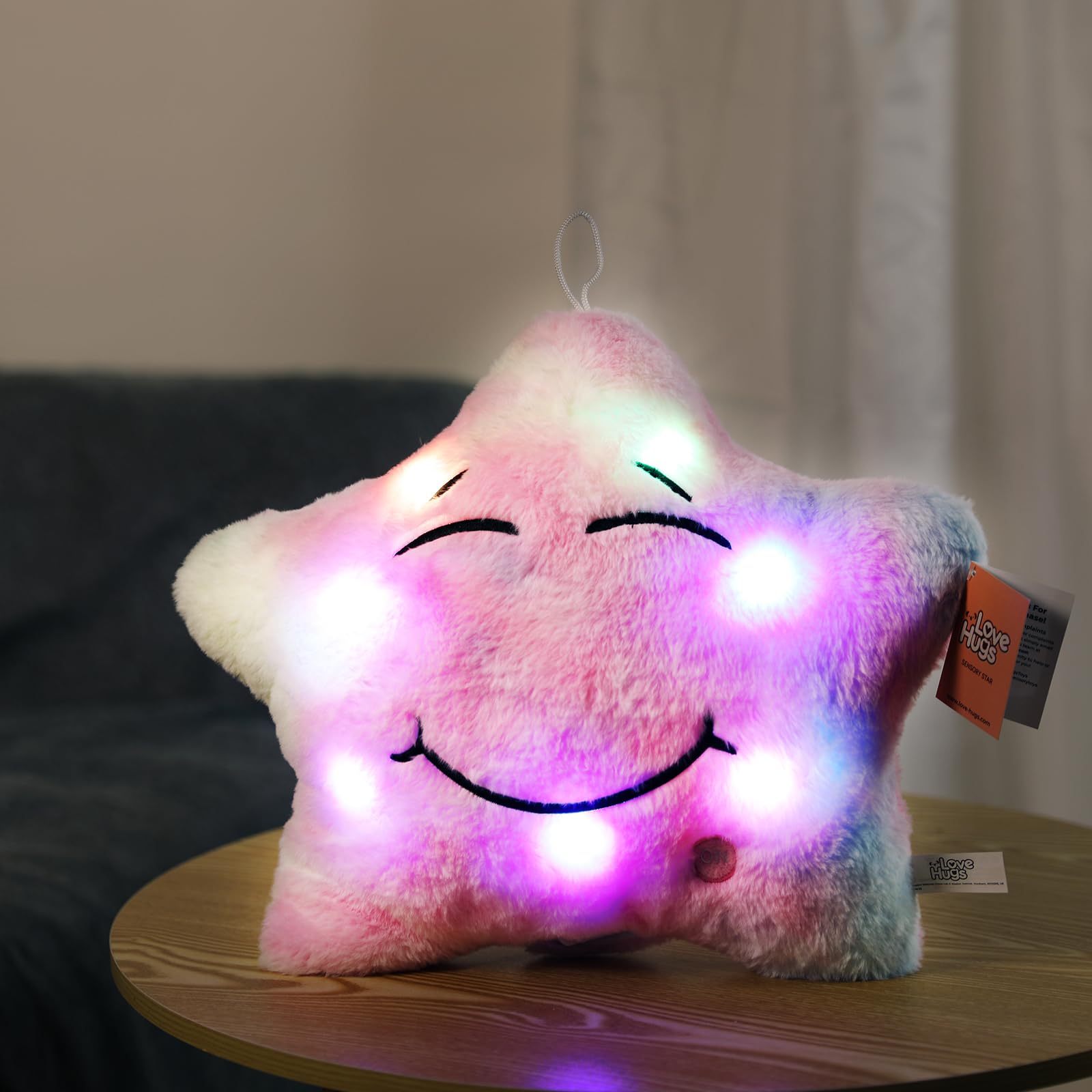 **Twinkle Twinkle Little Star Musical Plush Toy - Light Up Sensory Toy for Autistic Children & Newborns - Calming Autism Therapy Toy for Bedtime & Playtime**