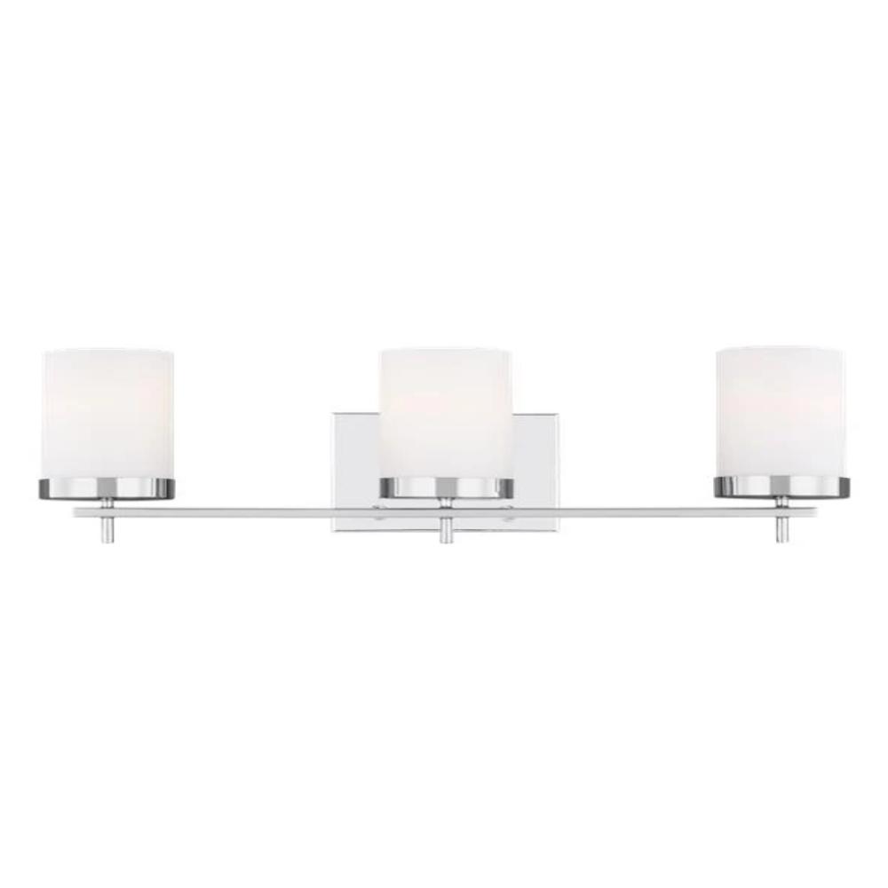 Huntington 3-Light Bathroom Vanity Light Fixture - Modern LED Vanity Lighting for Bathroom, Dressing Room & Makeup Area